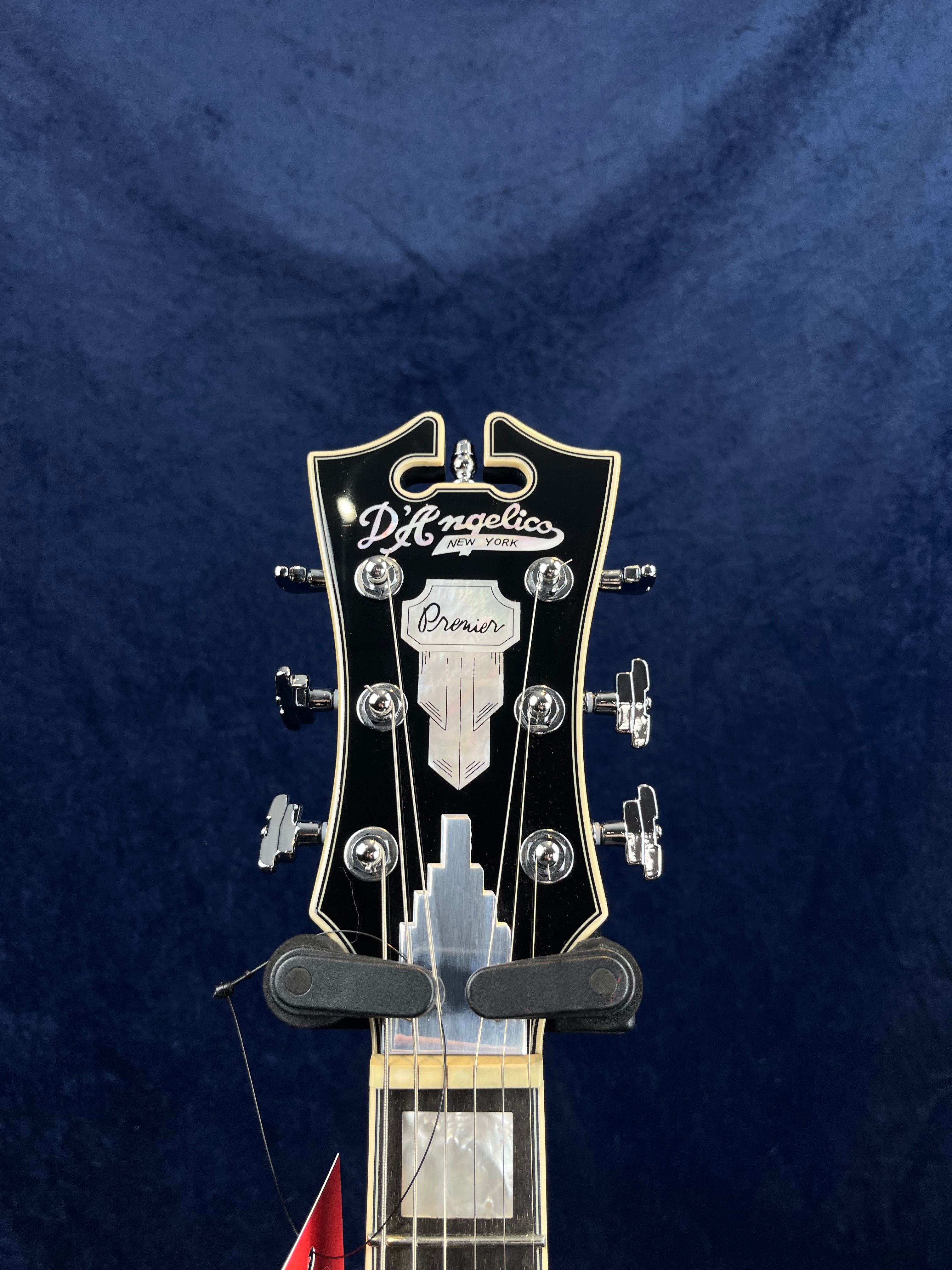 Guitare électrique D'Angelico Premier SS noire (produit déclassé)