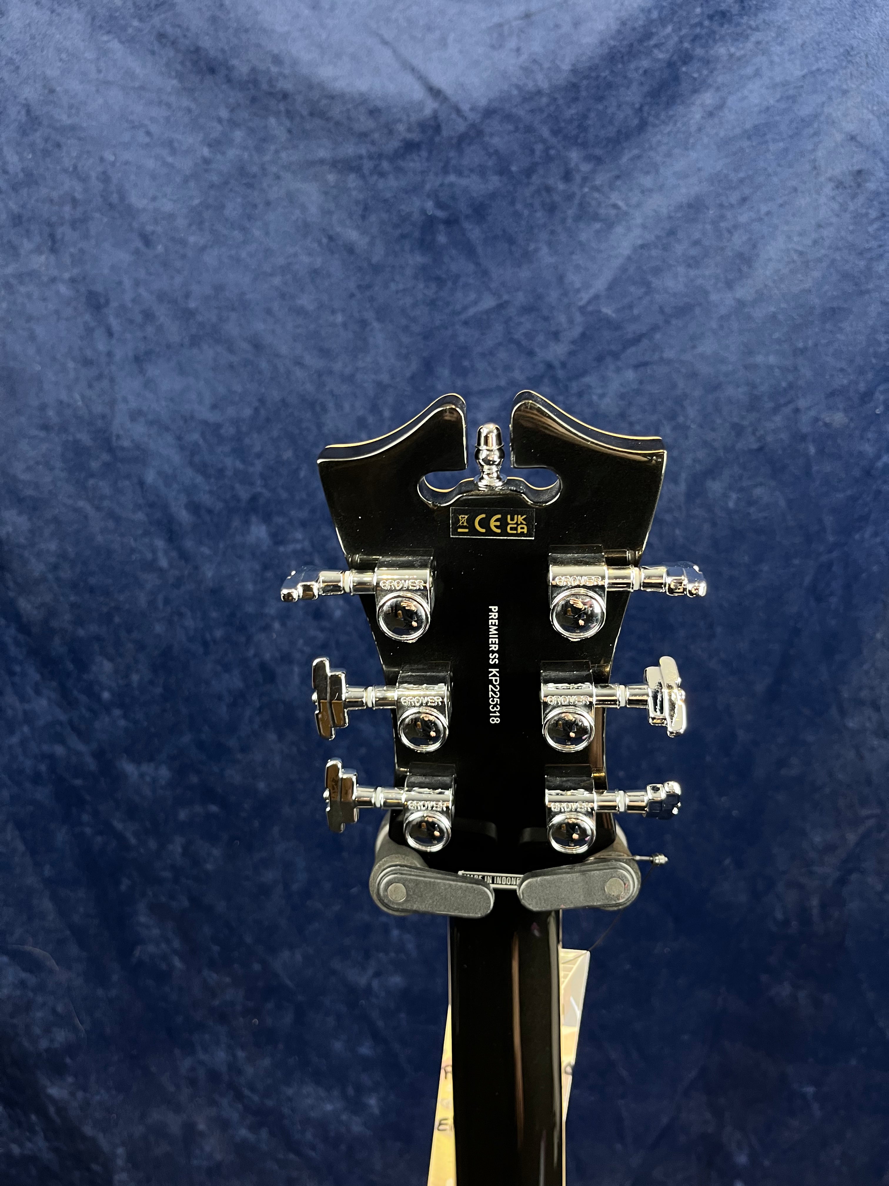 Guitare électrique D'Angelico Premier SS noire (produit déclassé)