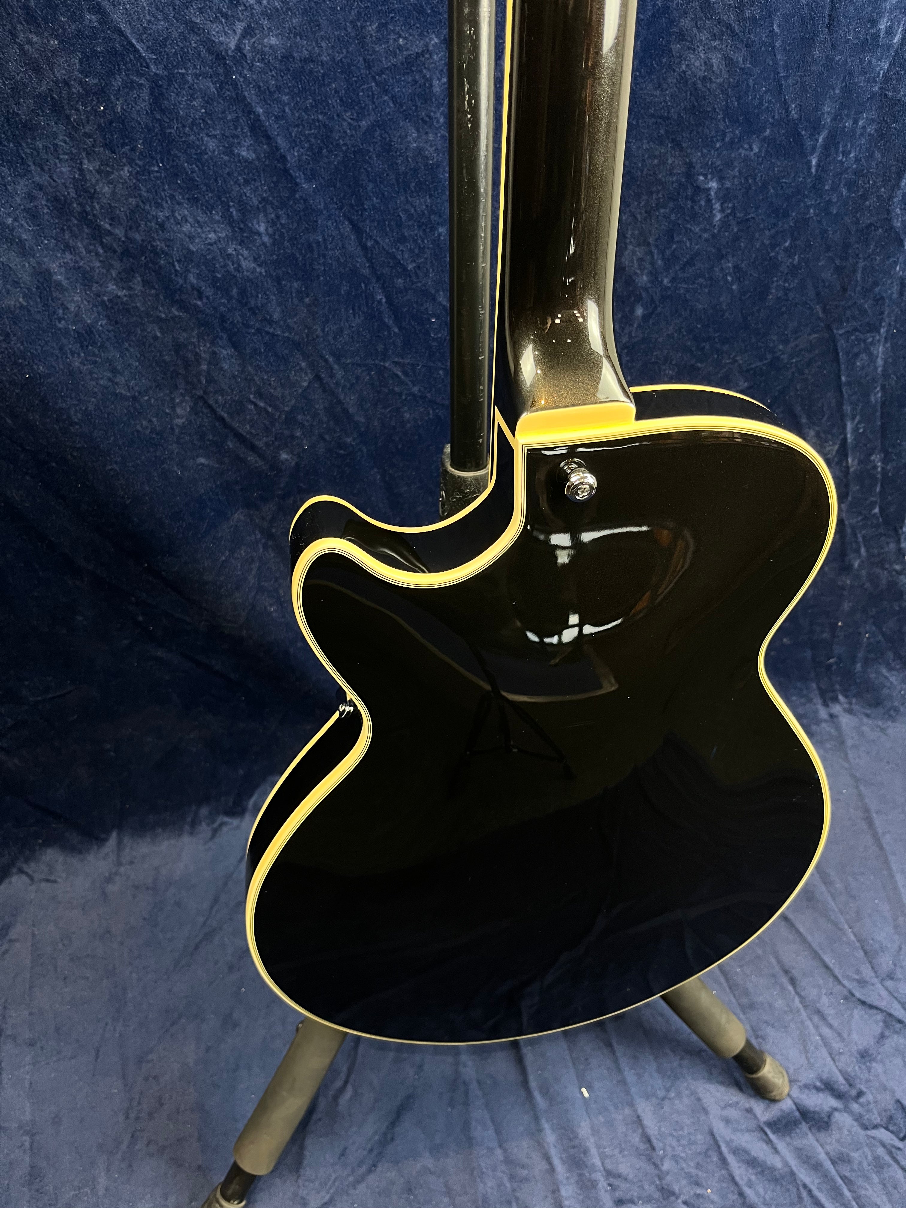 Guitare électrique D'Angelico Premier SS noire (produit déclassé)
