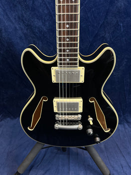D'Angelico Excel Mini DC Tour in Black B-Stock