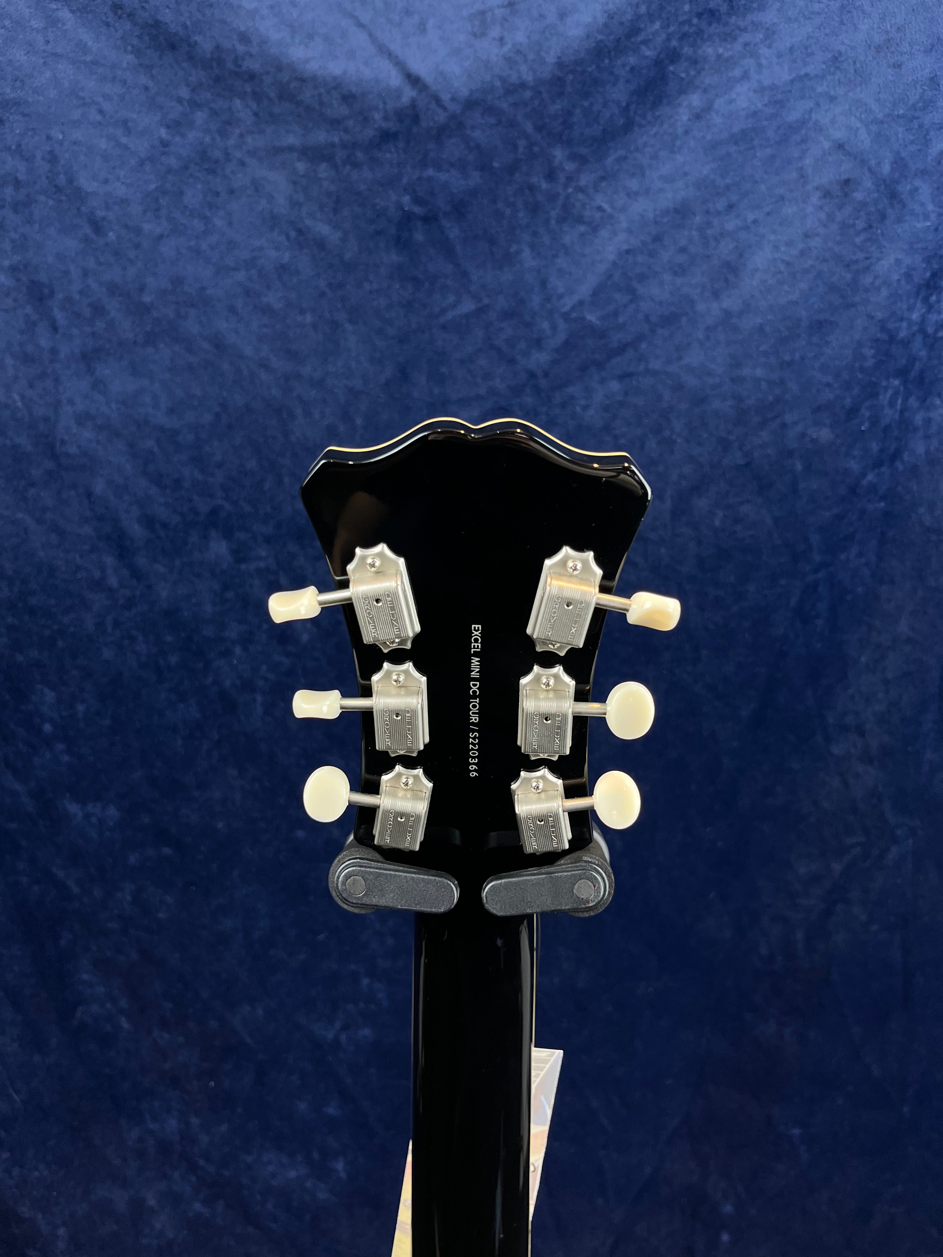 D'Angelico Excel Mini DC Tour in Black B-Stock