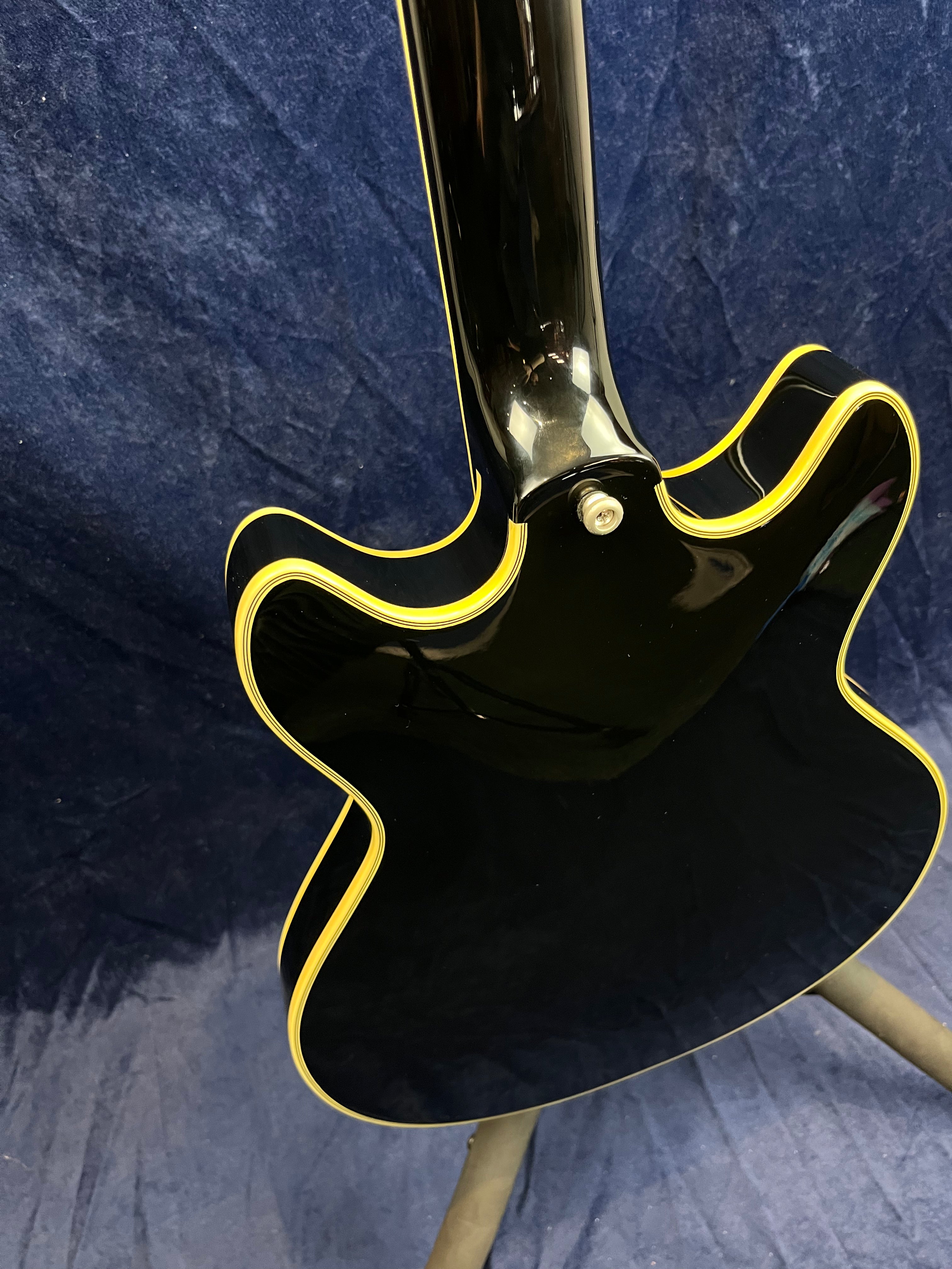 Guitare électrique D'Angelico Excel Mini DC Tour noire - B-stock