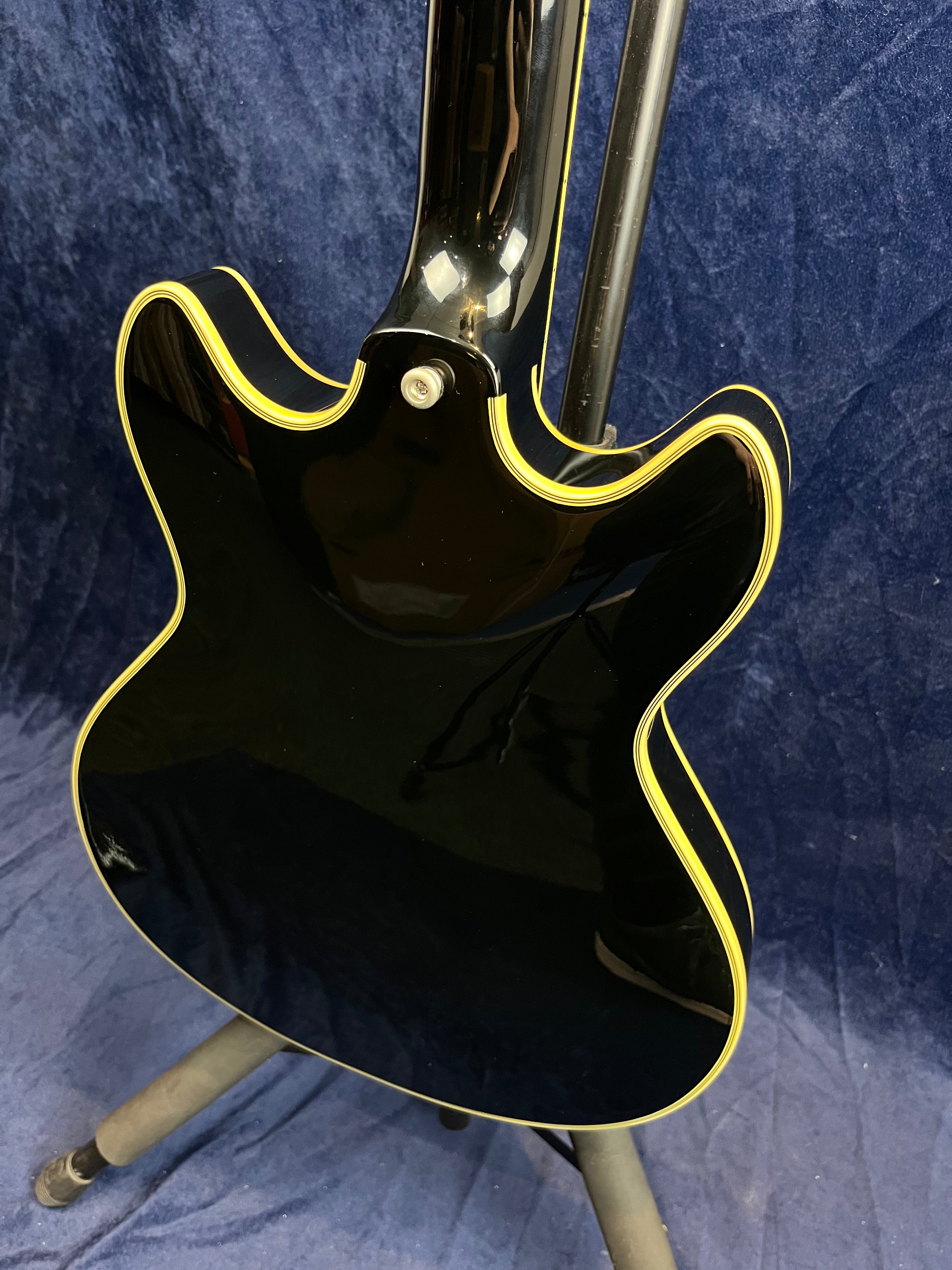 Guitare électrique D'Angelico Excel Mini DC Tour noire - B-stock