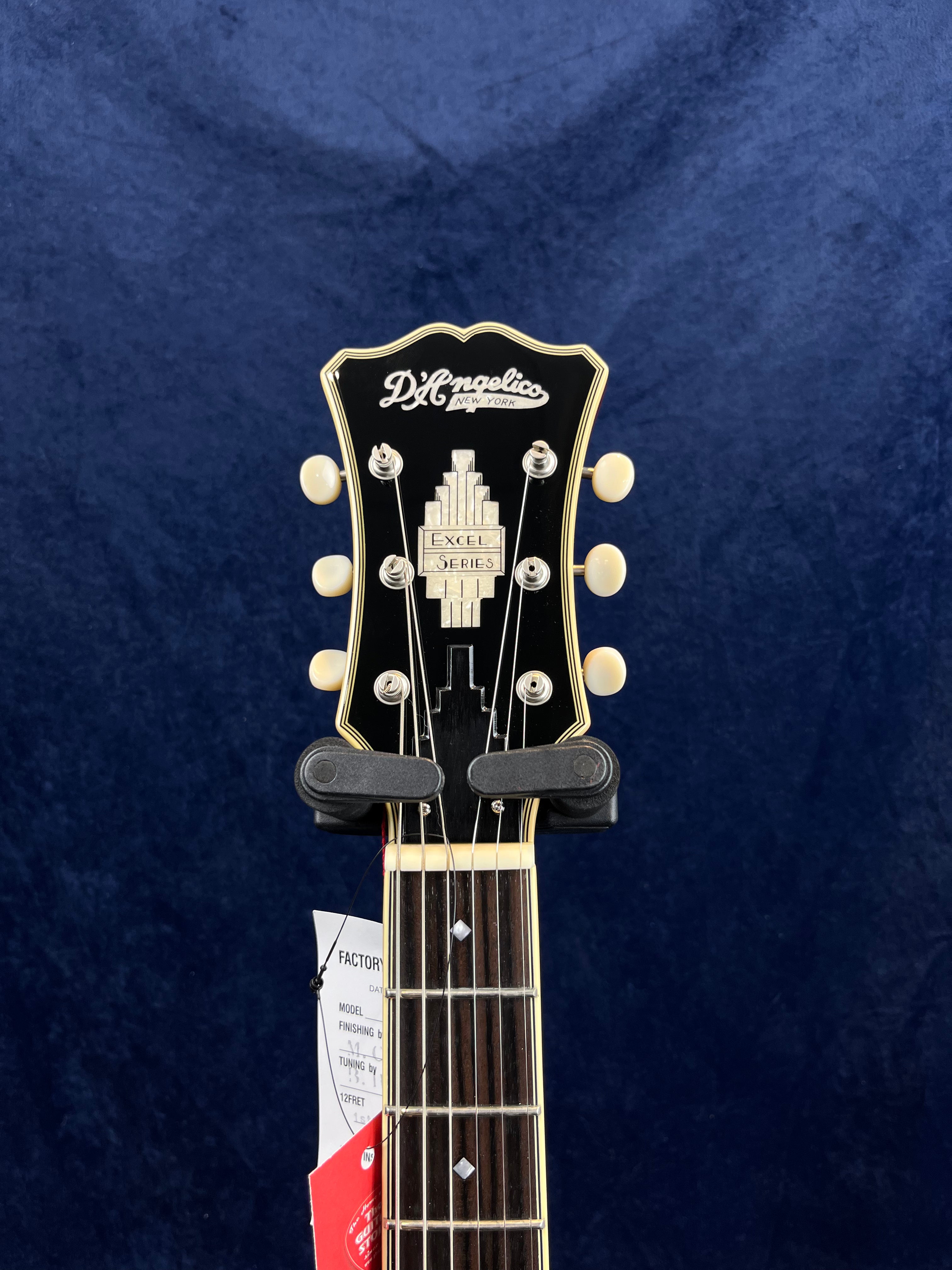 Guitare électrique D'Angelico Excel Mini DC Tour rouge (produit de catégorie B)