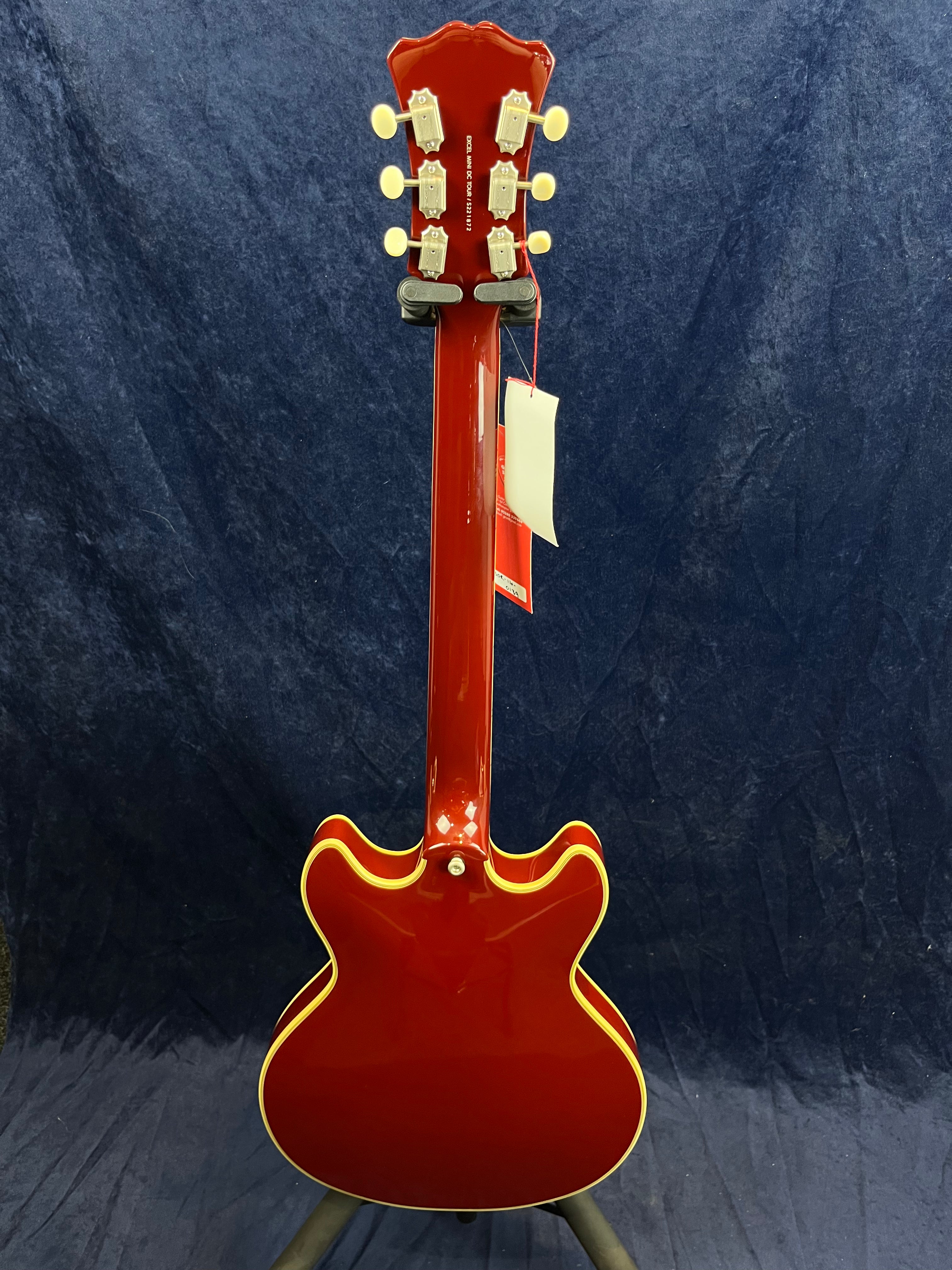 Guitare électrique D'Angelico Excel Mini DC Tour rouge (produit de catégorie B)