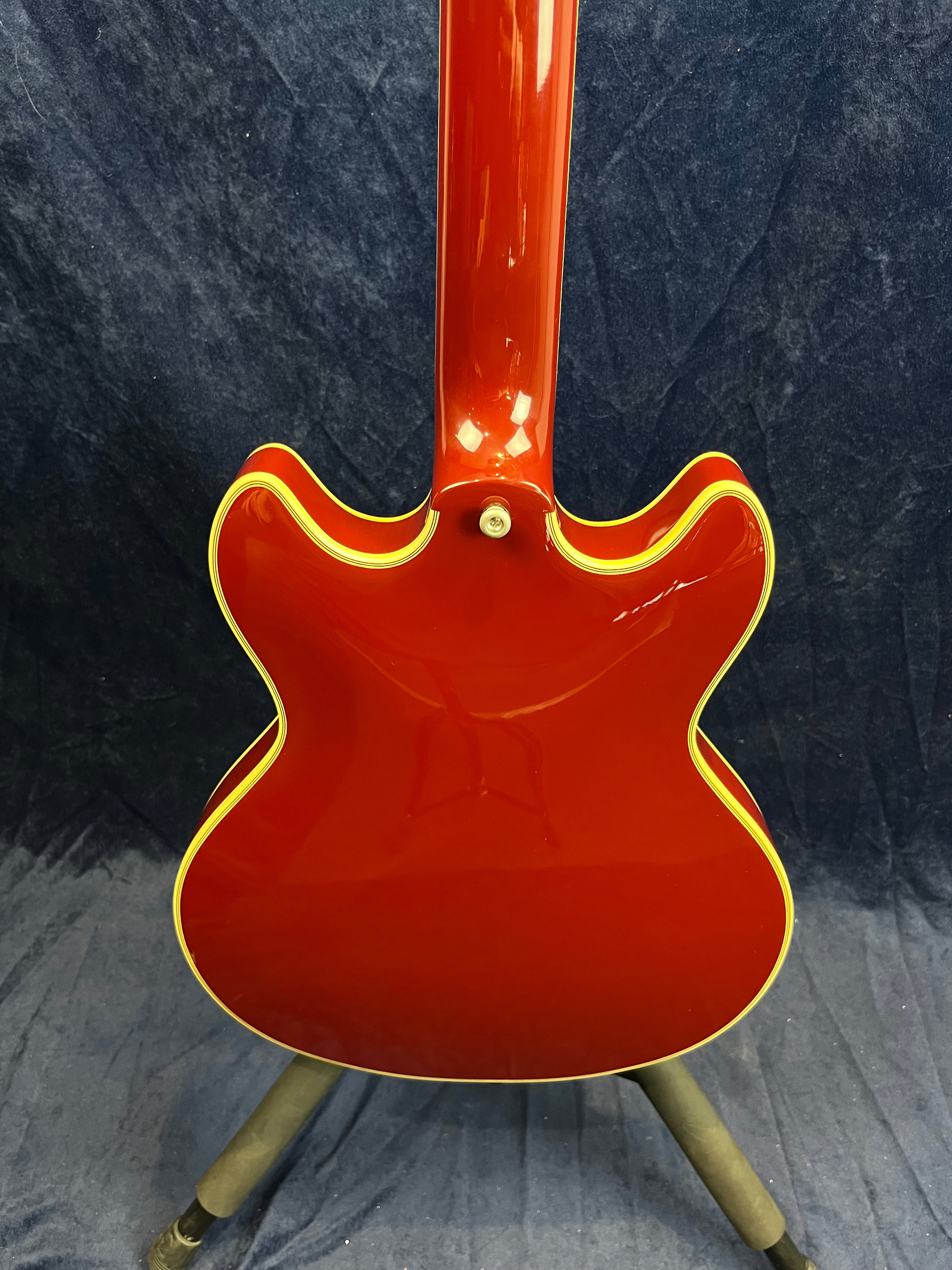 Guitare électrique D'Angelico Excel Mini DC Tour rouge (produit de catégorie B)
