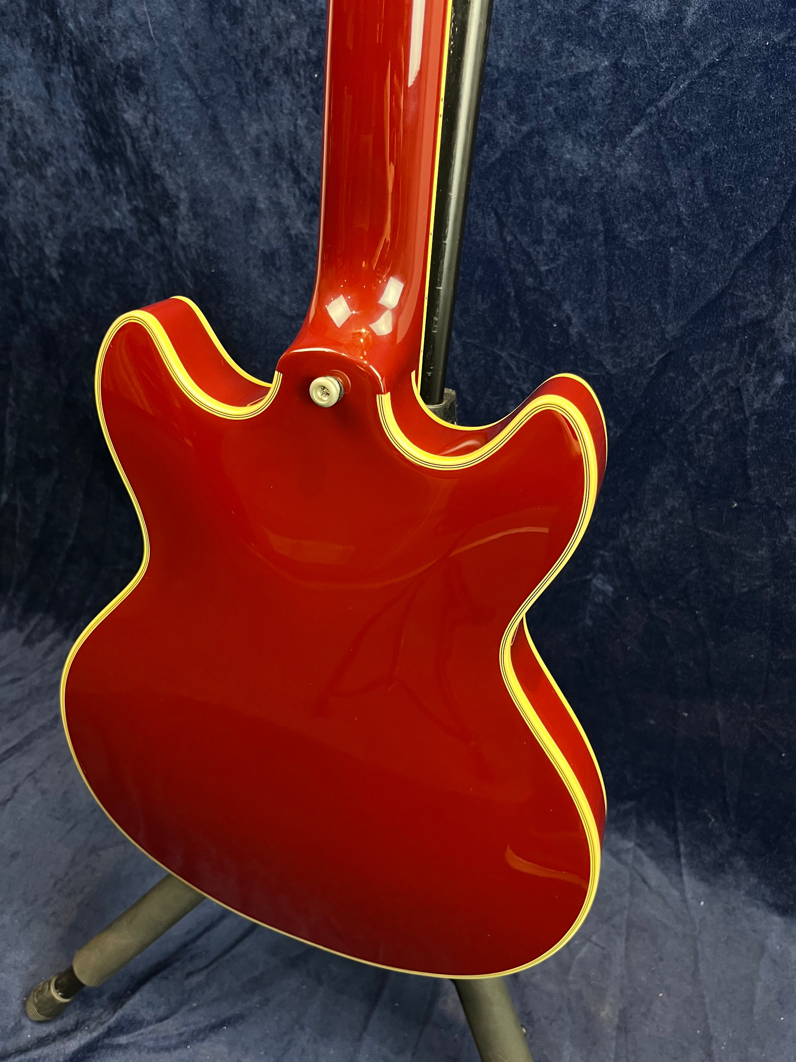 Guitare électrique D'Angelico Excel Mini DC Tour rouge (produit de catégorie B)
