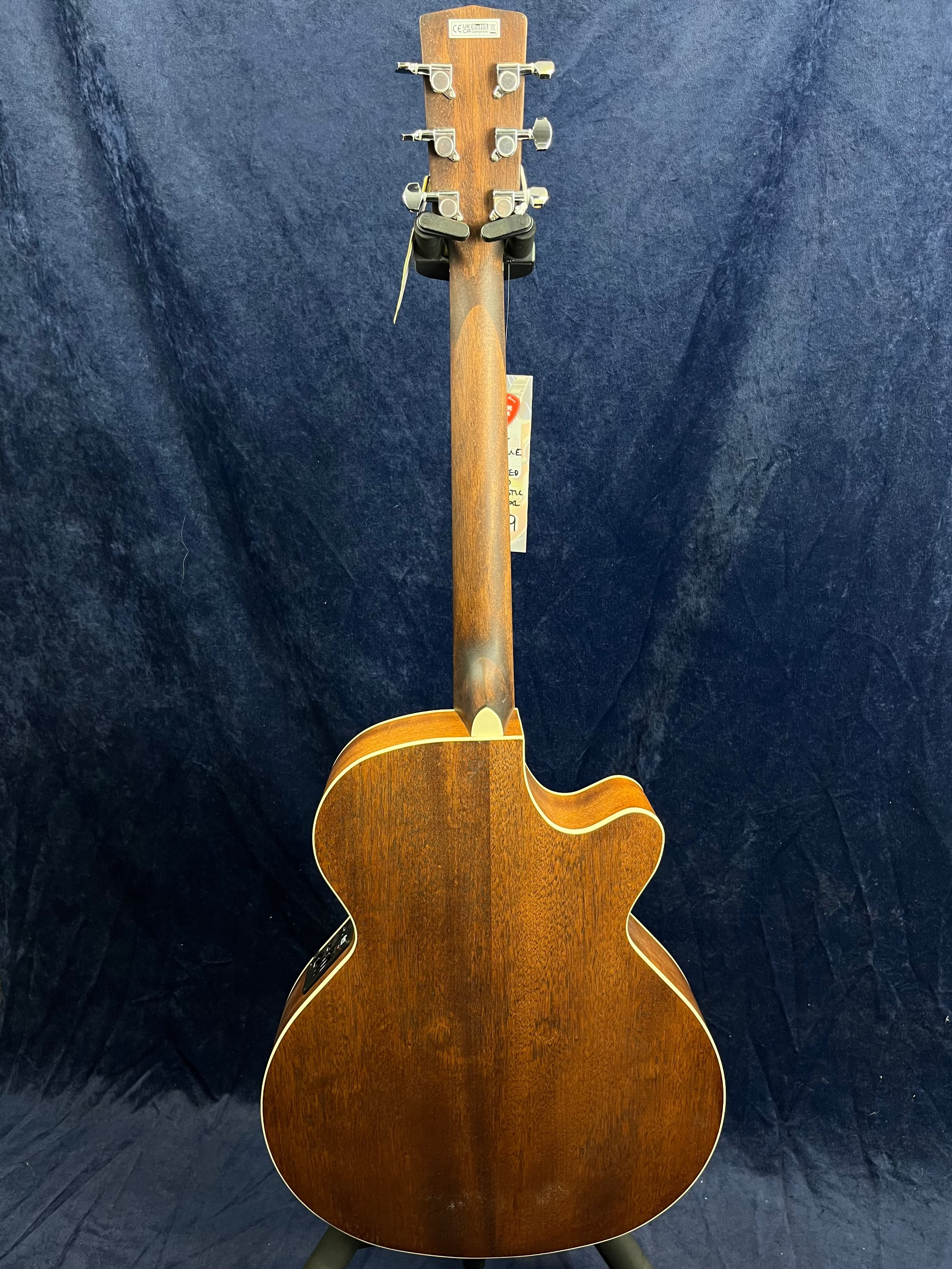 Cort SFX ME Left Handed Electro Acoustic Cutaway in Open Pore Natural