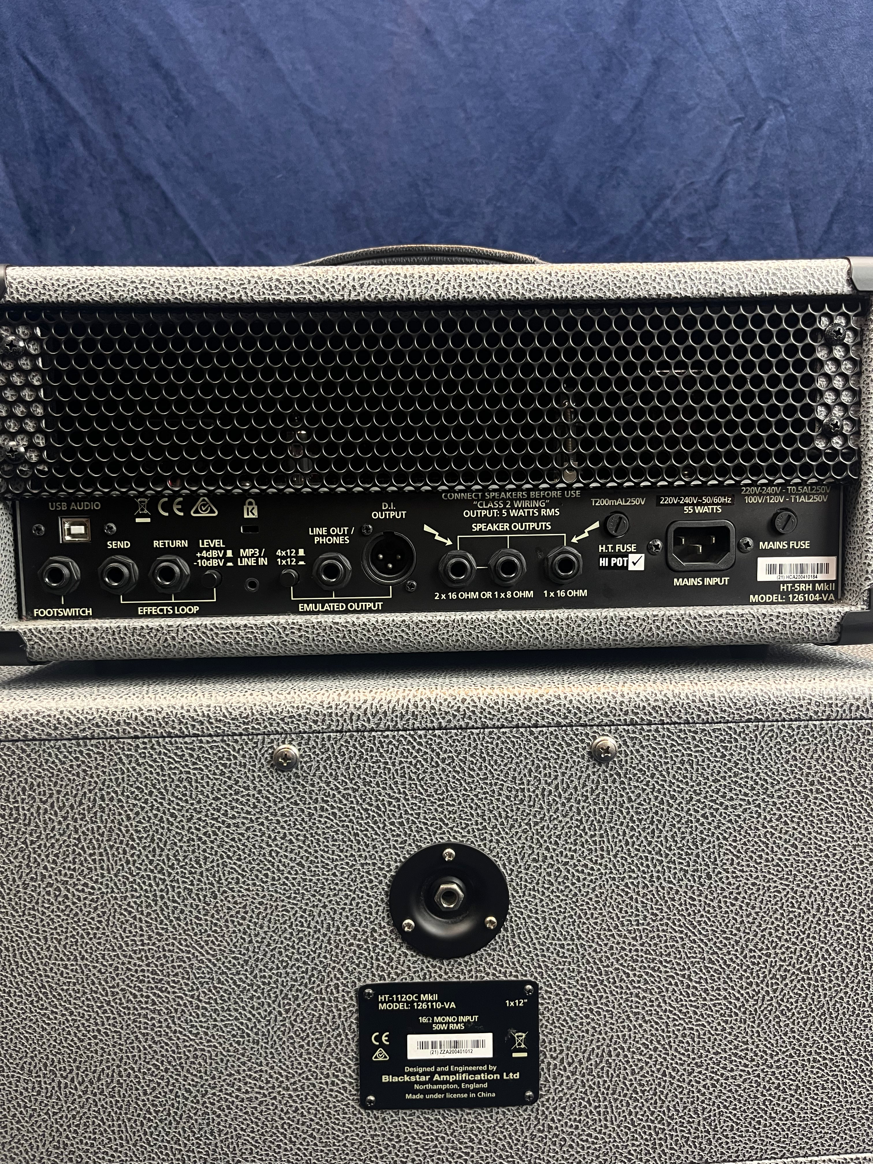 Blackstar HT5R MkII Head & HT-112OC Cab in Bronco Grey Pre-owned