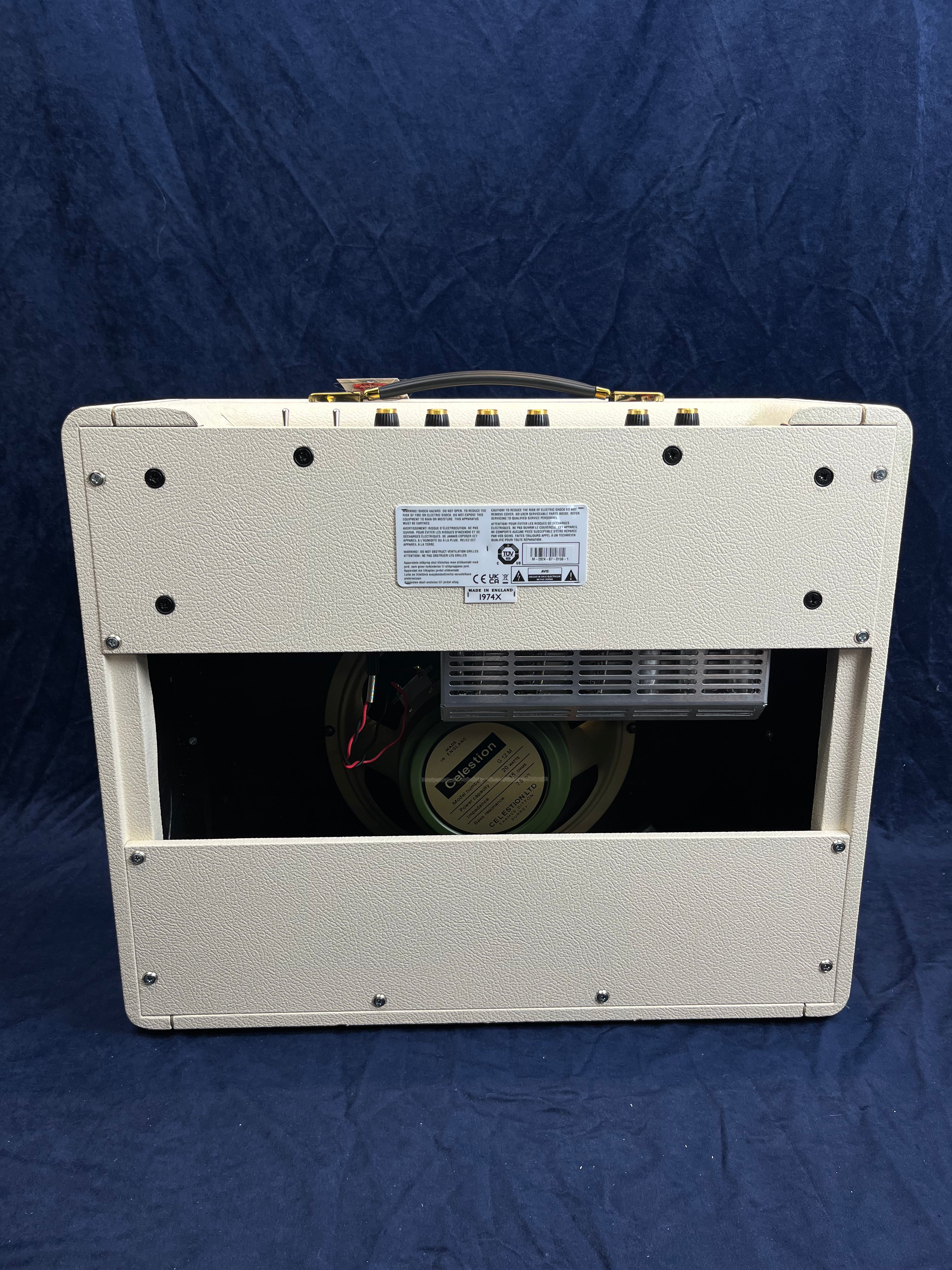 Marshall 1974X Handwired Valve Combo in Blonde Block Logo
