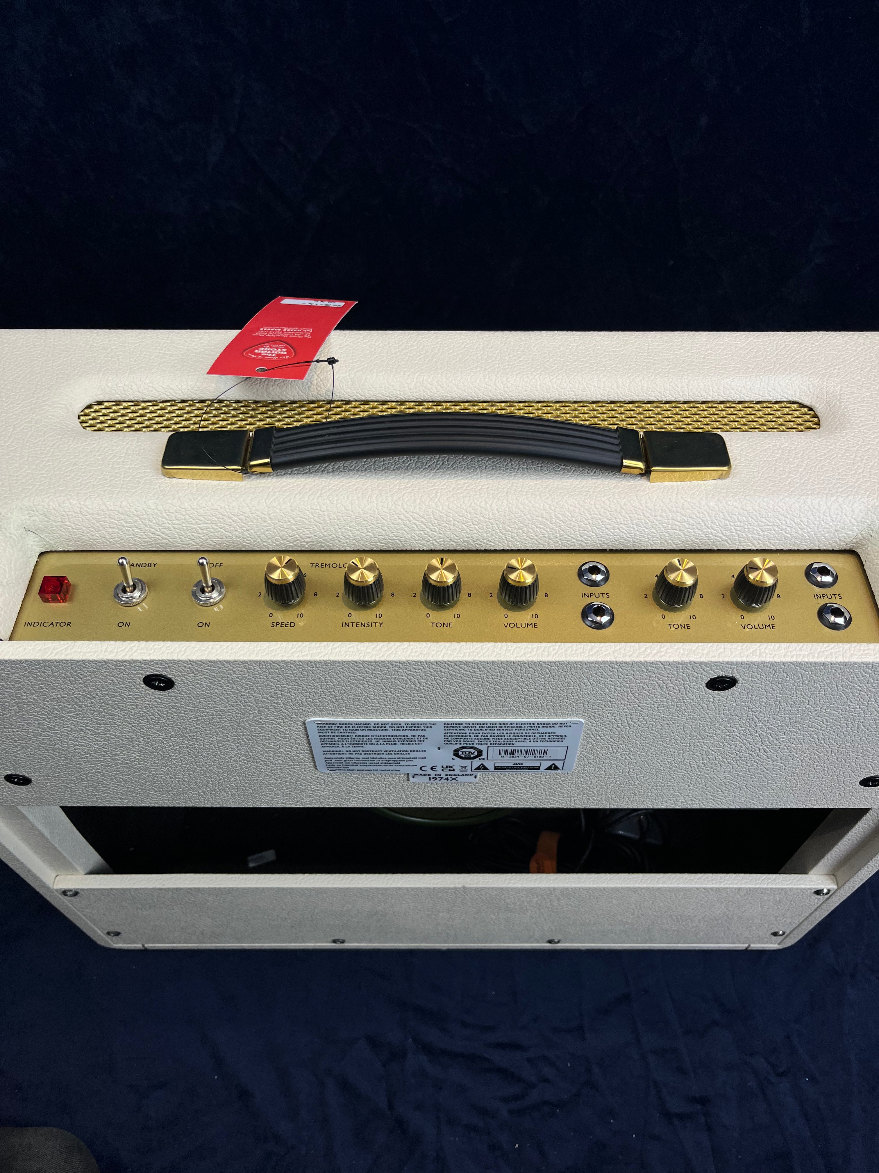 Marshall 1974X Handwired Valve Combo in Blonde Block Logo