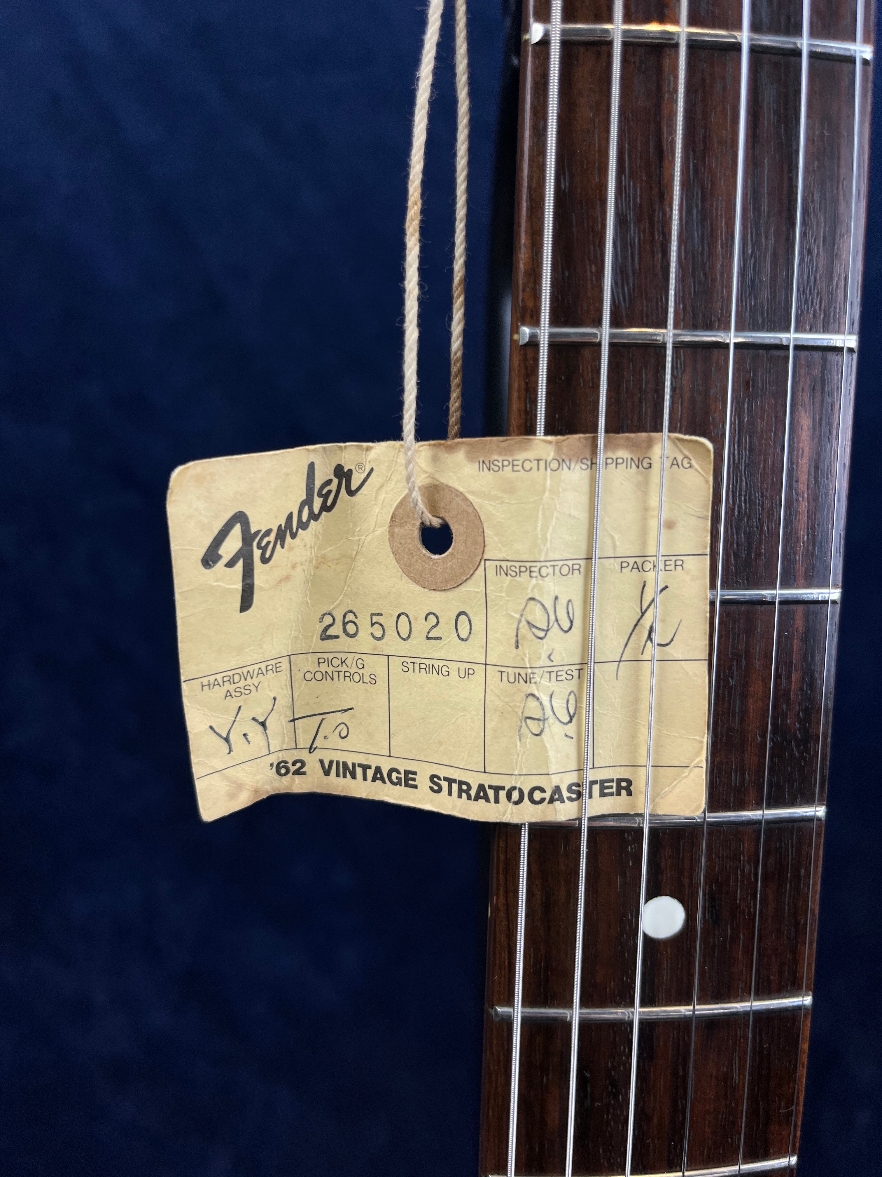 Squier JV ST62 Stratocaster 1983 w/ Swing Tag in Sunburst