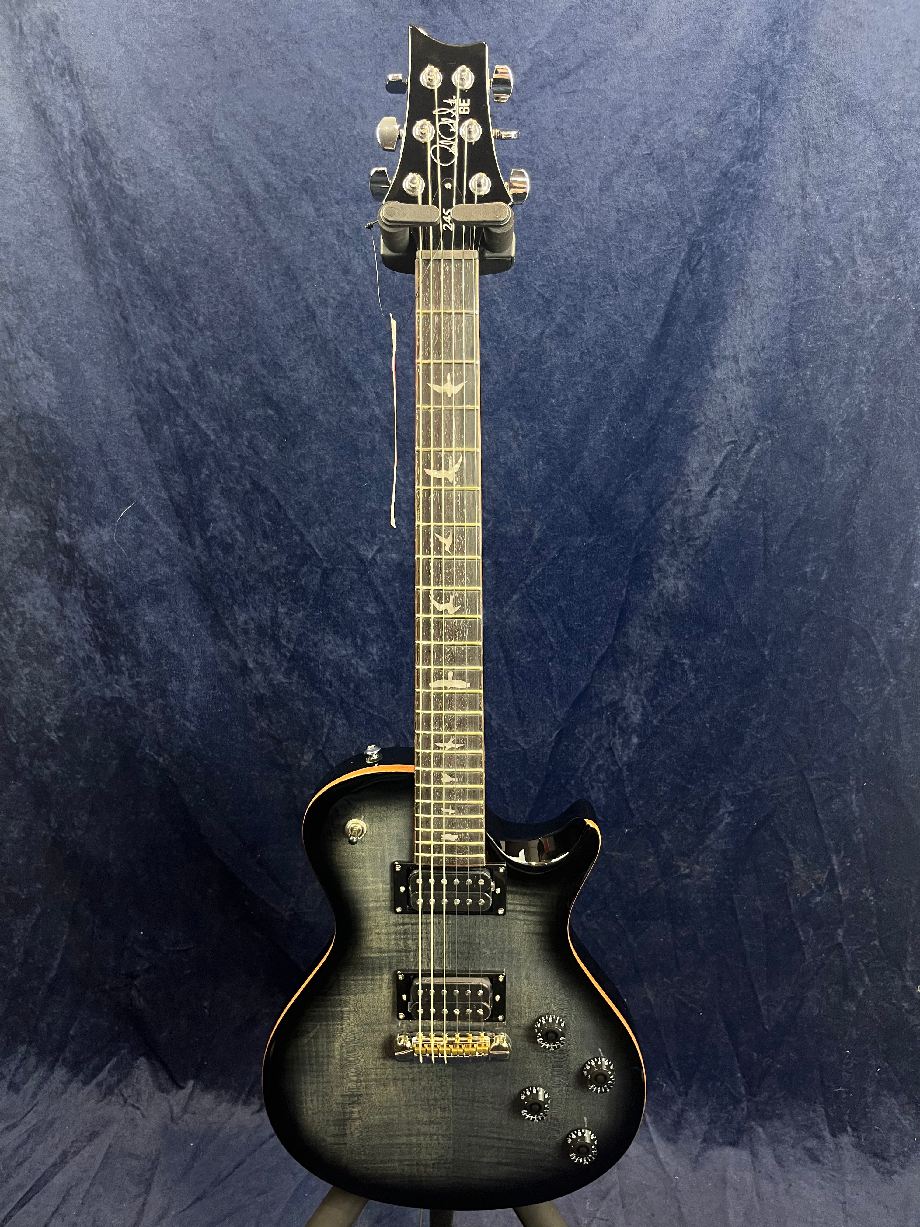 PRS SE 245 Model in Charcoal Burst Ex Demo