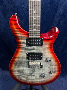 PRS SE Custom 24 Electric Guitar in Charcoal Cherry Burst Ex-Demo
