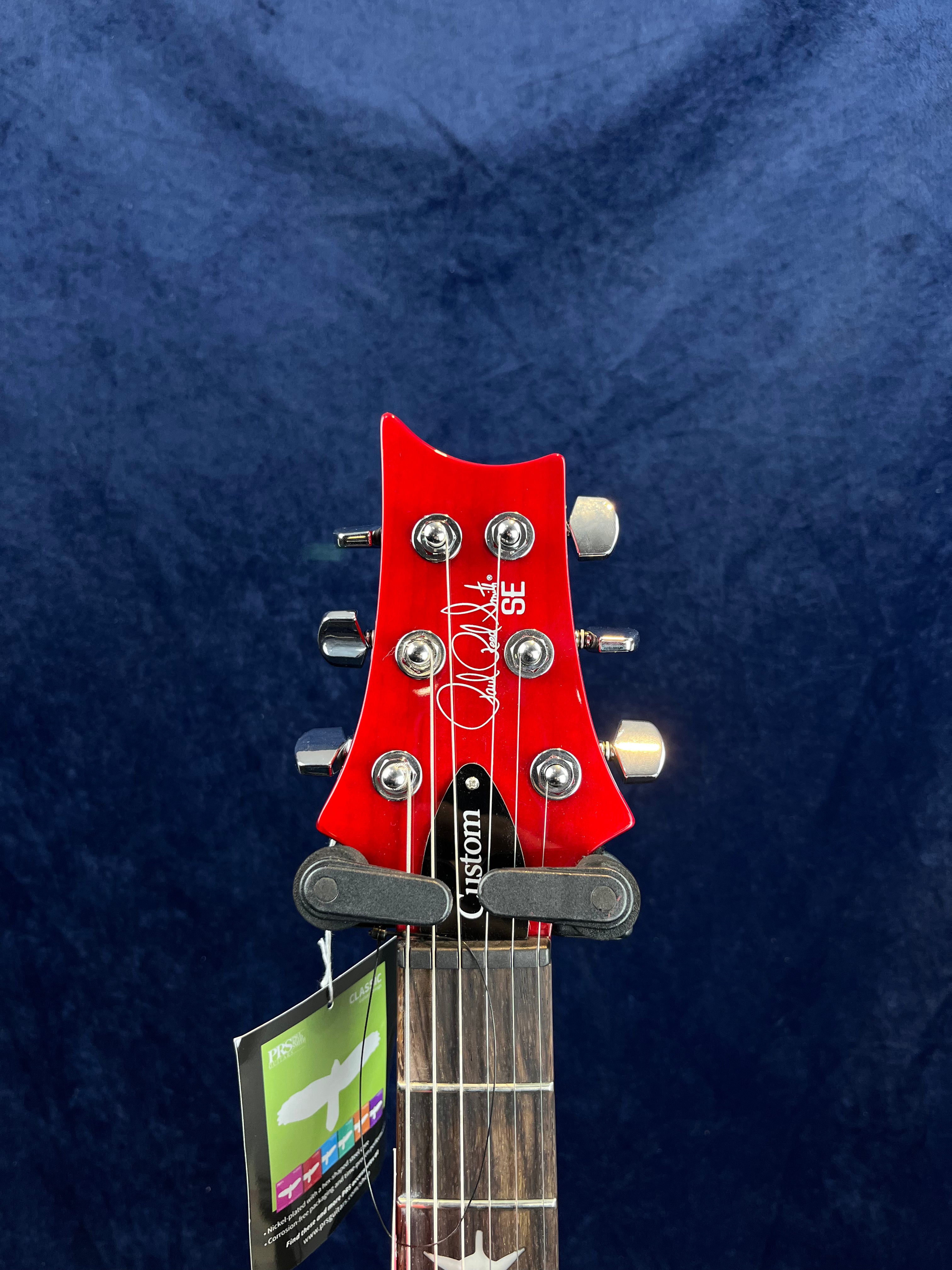 PRS SE Custom 24 Electric Guitar in Charcoal Cherry Burst Ex-Demo