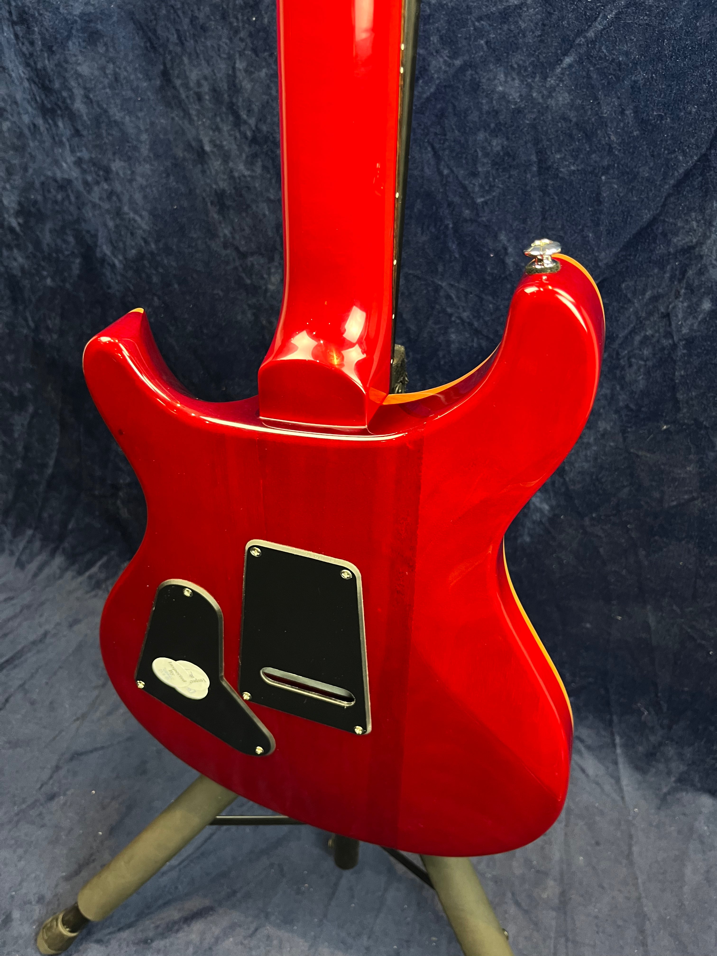 PRS SE Custom 24 Electric Guitar in Charcoal Cherry Burst Ex-Demo