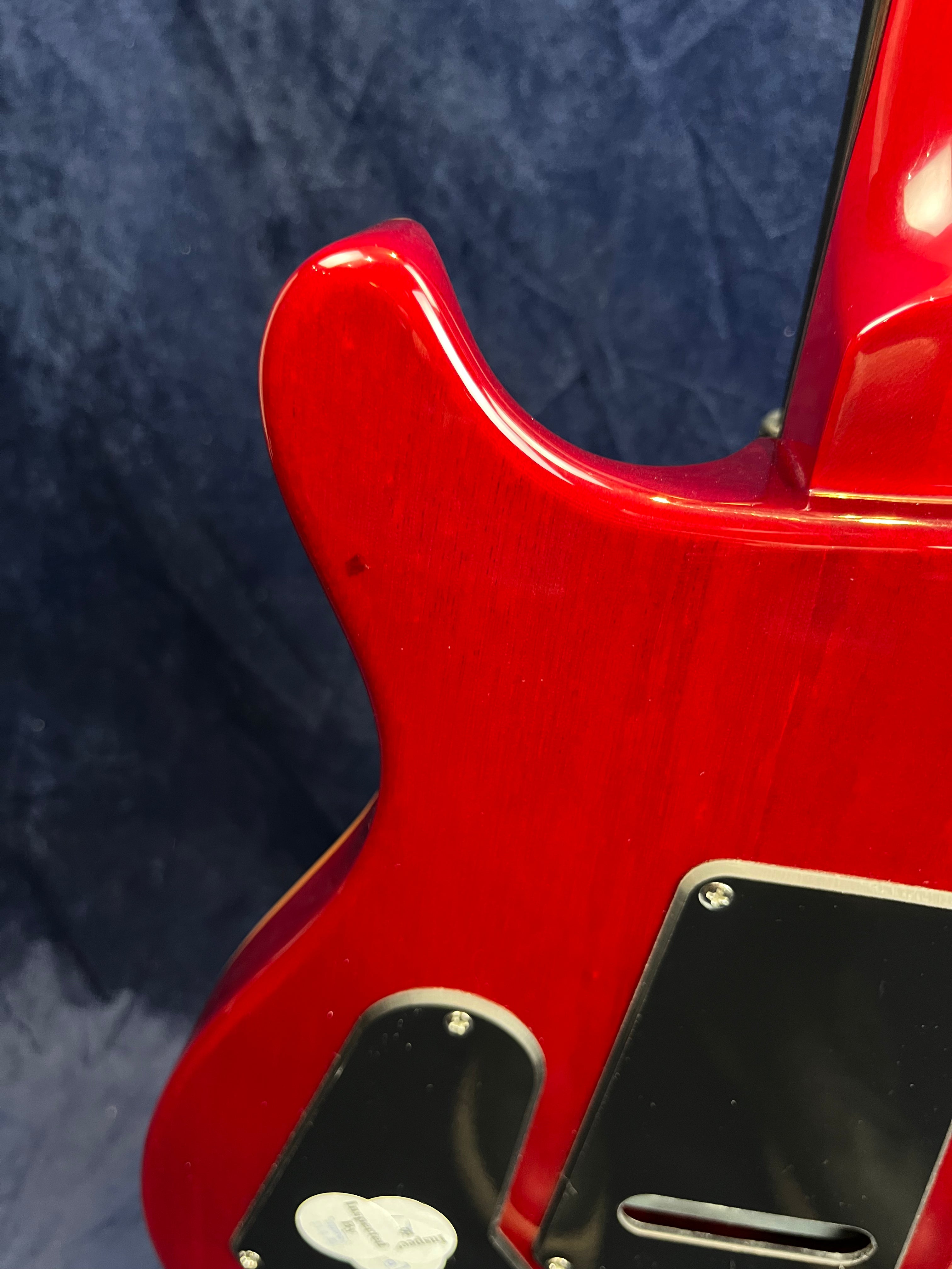 PRS SE Custom 24 Electric Guitar in Charcoal Cherry Burst Ex-Demo
