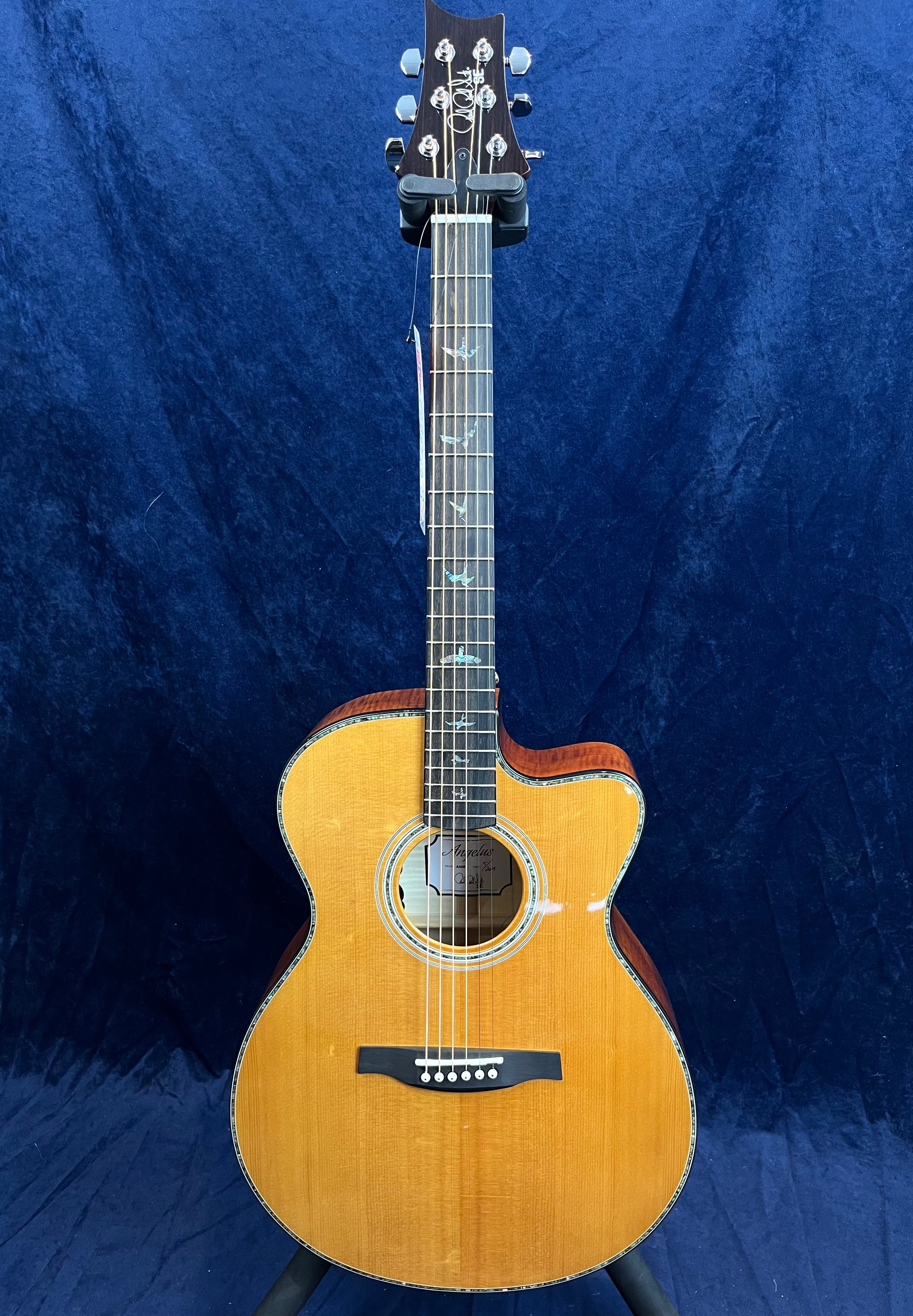 PRS SE A50E Angelus Electro Acoustic in Black Gold Ex Demo