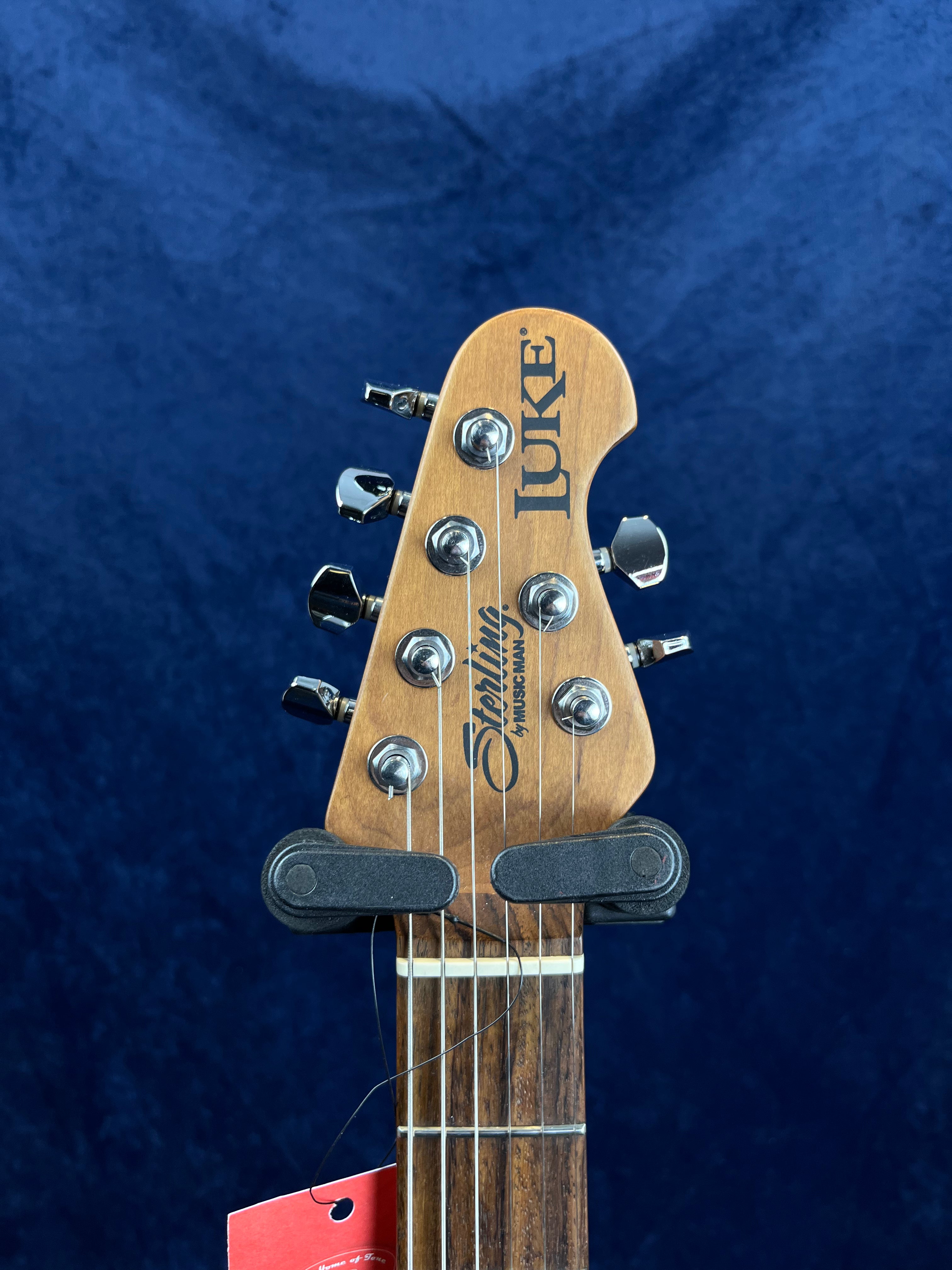Sterling by Music Man Steve Lukather LK100 in Hazel Burst Pre-owned with Gig Bag