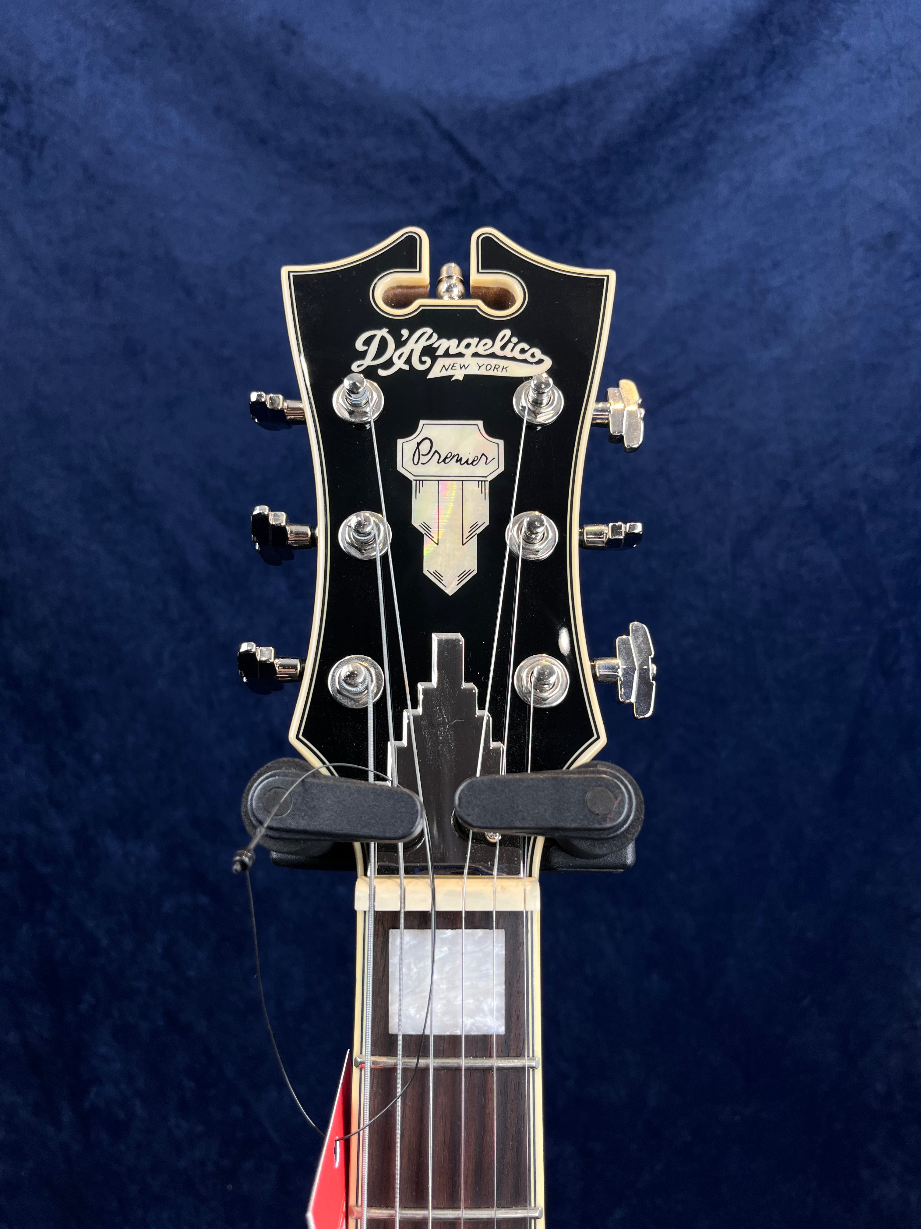 D'Angelico Premier DC Semi-Hollow in Champagne Pre-owned with Bag