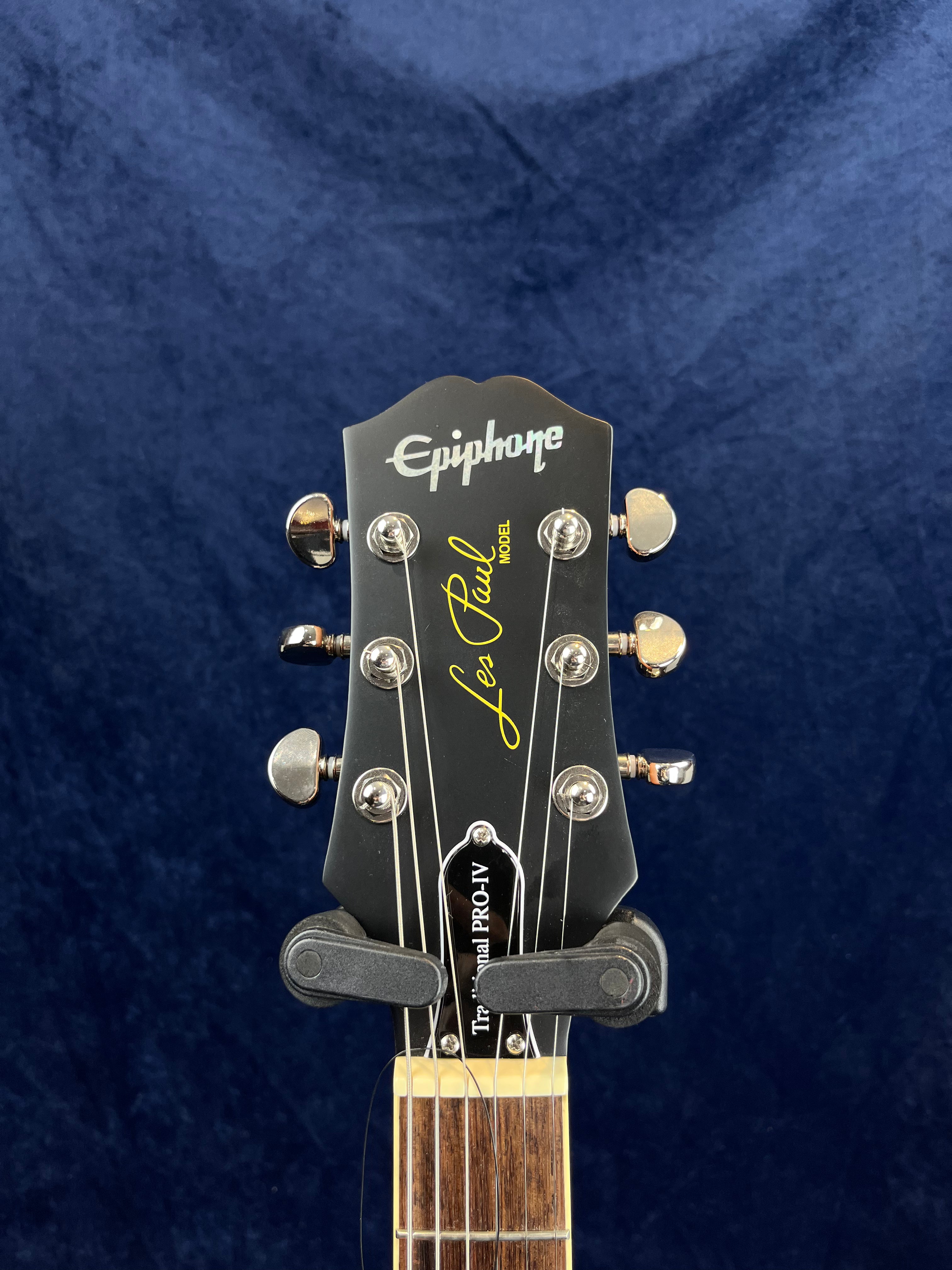 Epiphone Traditional Pro-IV Les Paul in Satin Metallic Gold Pre-owned