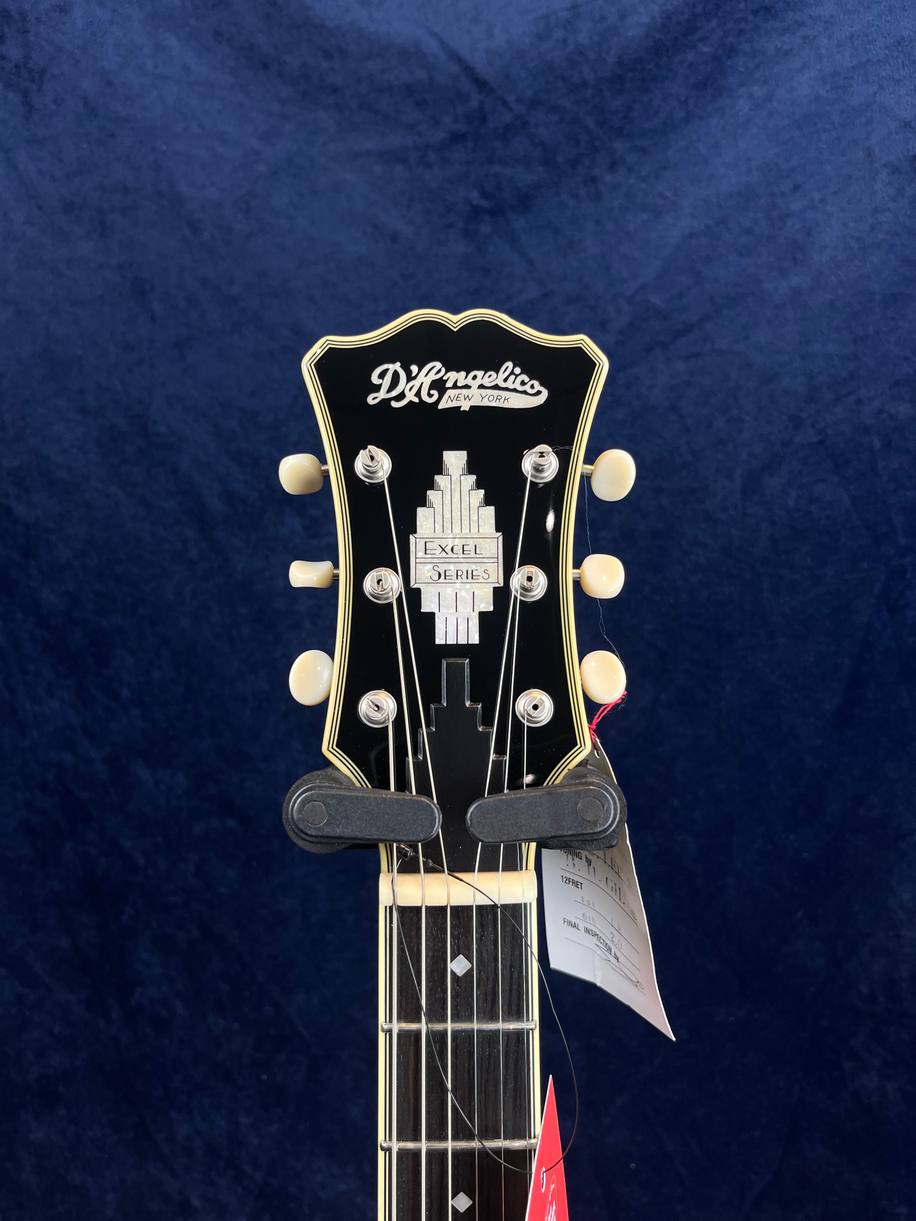 D'Angelico Excel DC Tour Semi-Hollow in Black B-Stock