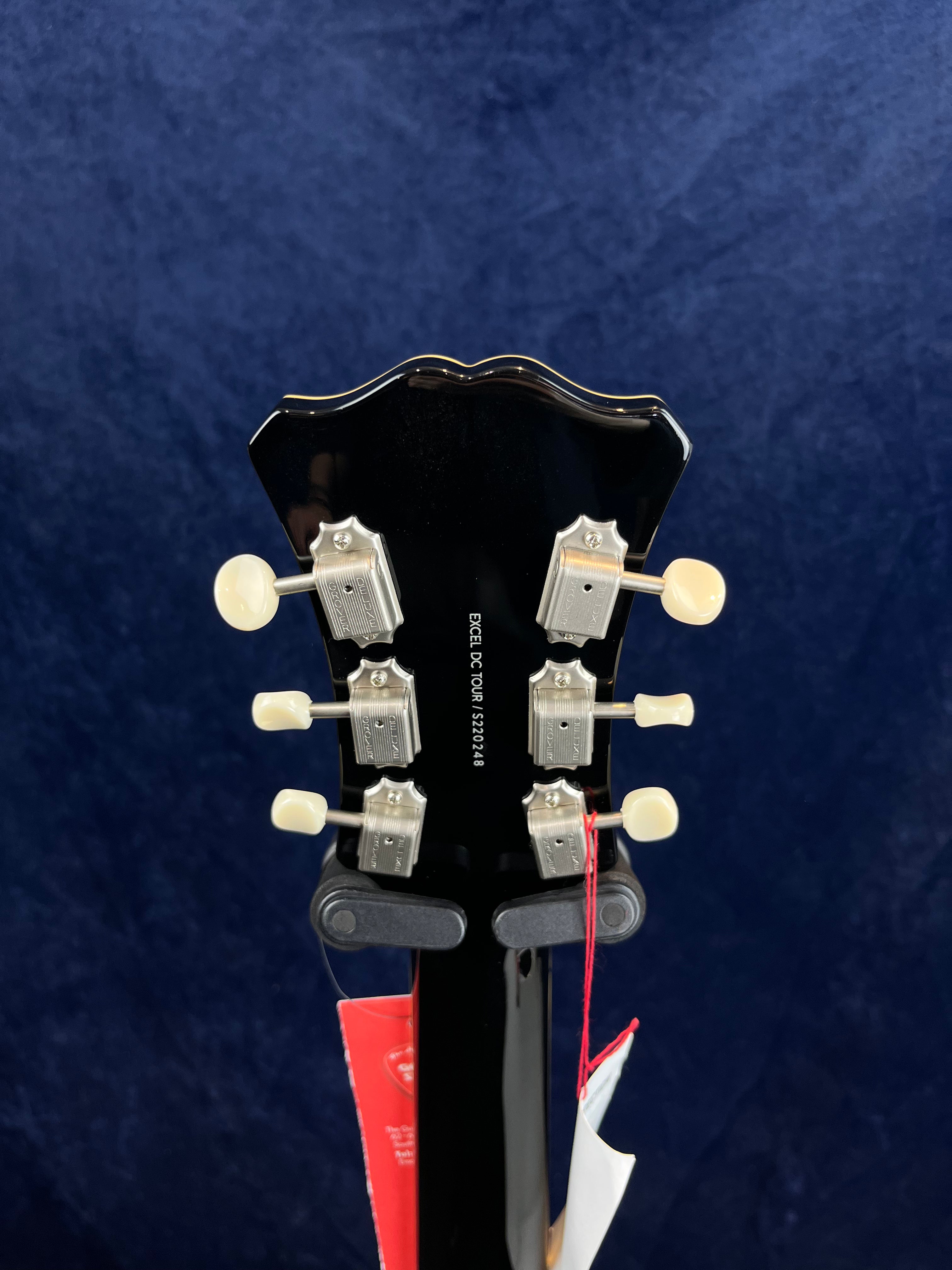 D'Angelico Excel DC Tour Semi-Hollow in Black B-Stock