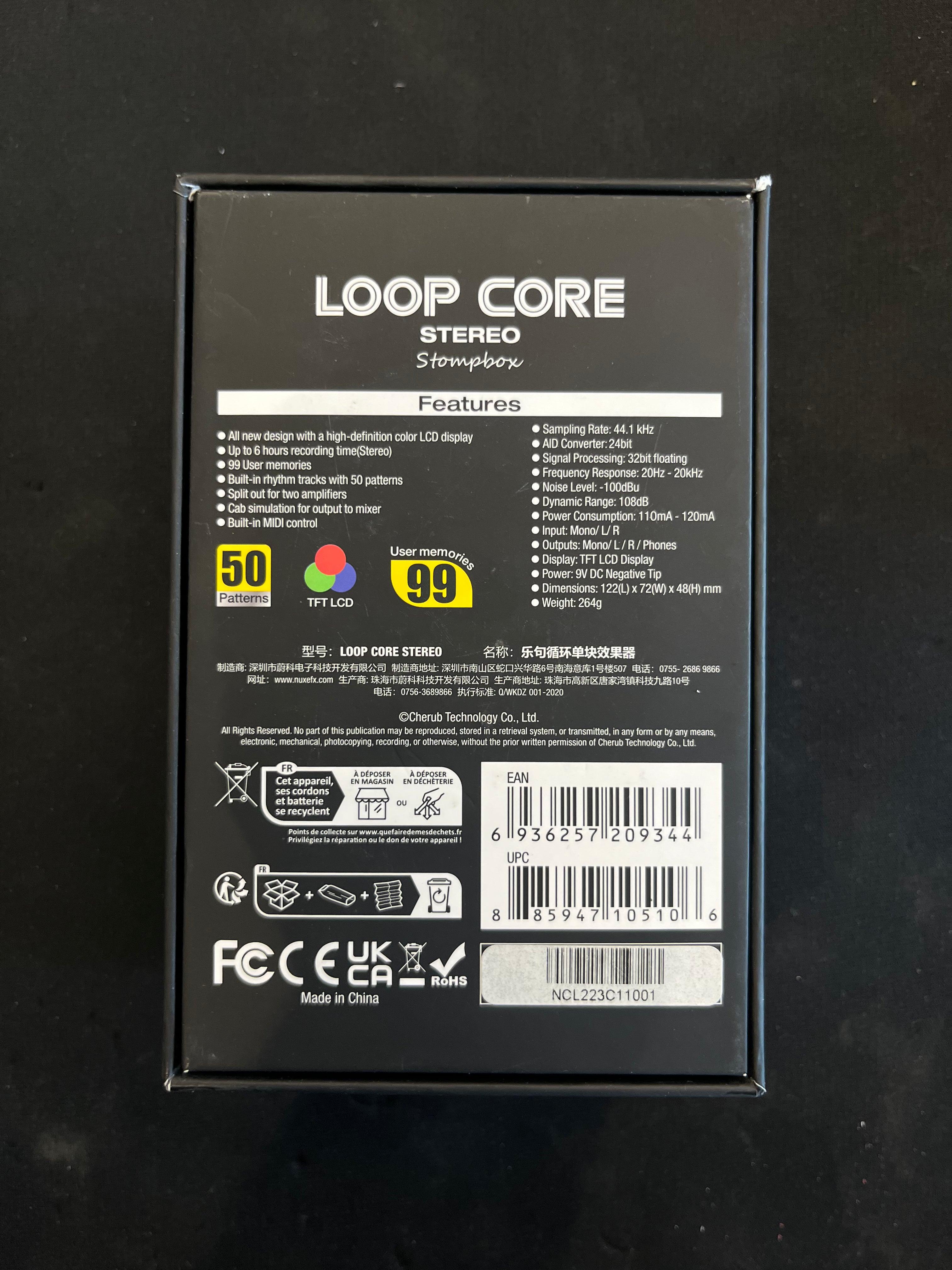 NUX Loop Core Stereo Pre-owned with Box