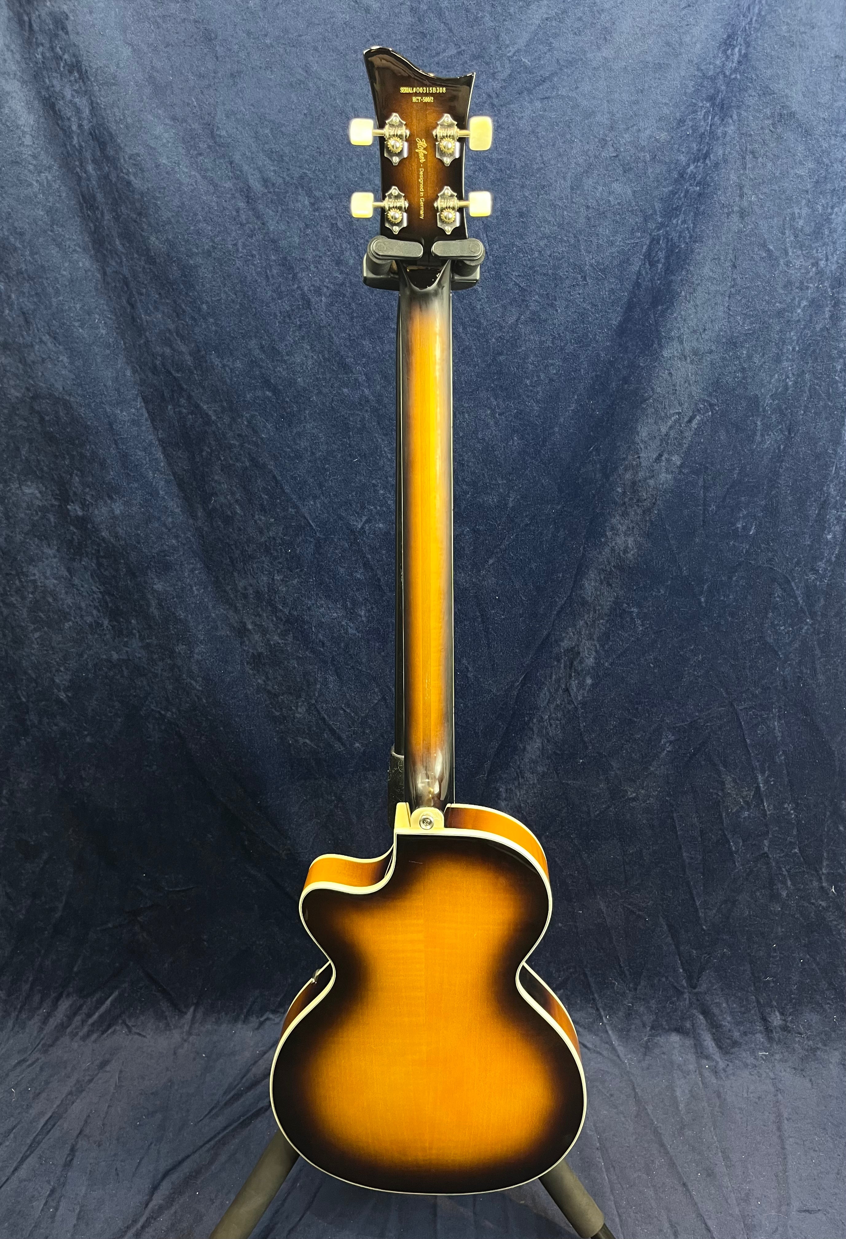 Hofner HCT-500/2-SB Club-Bass in 2 Tone Sunburst Pre-owned