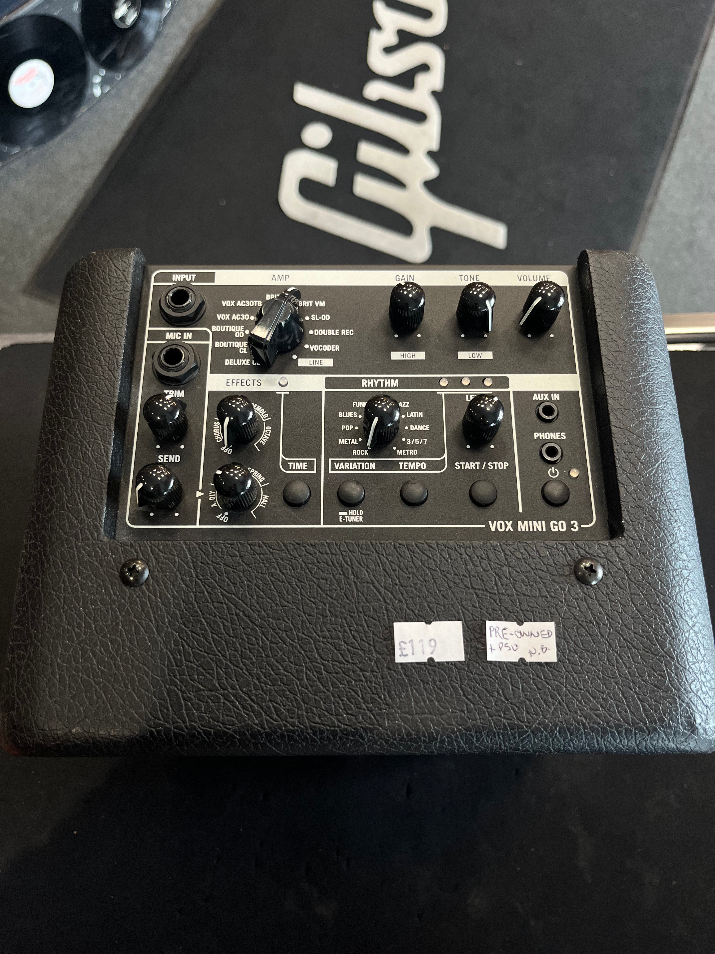 Vox Mini Go 3 Desktop Amplifier Pre-owned No Box
