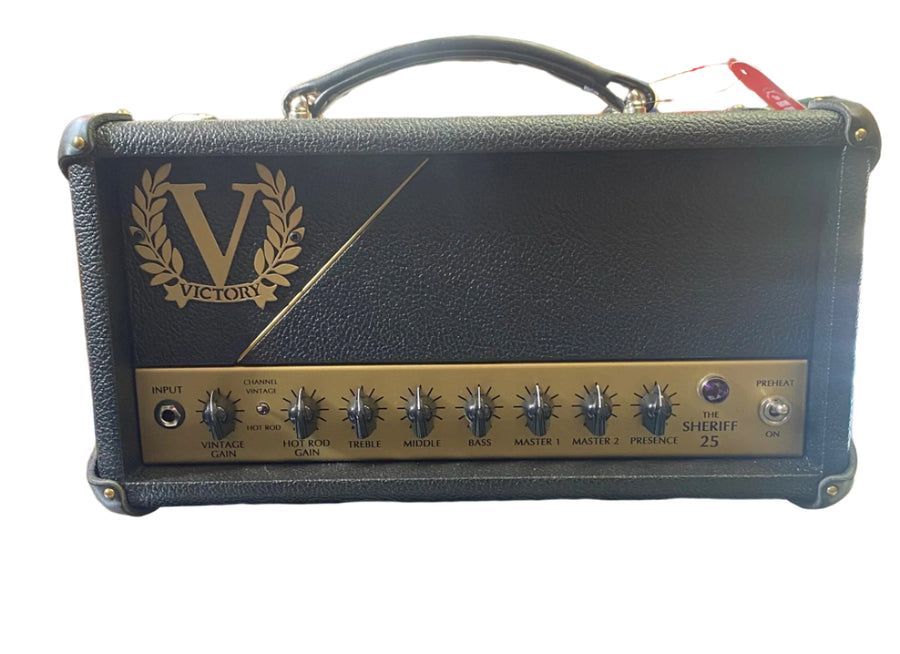 Victory The Sheriff 25 Compact Sleeve Amplifier Head with Flight Case Pre-owned
