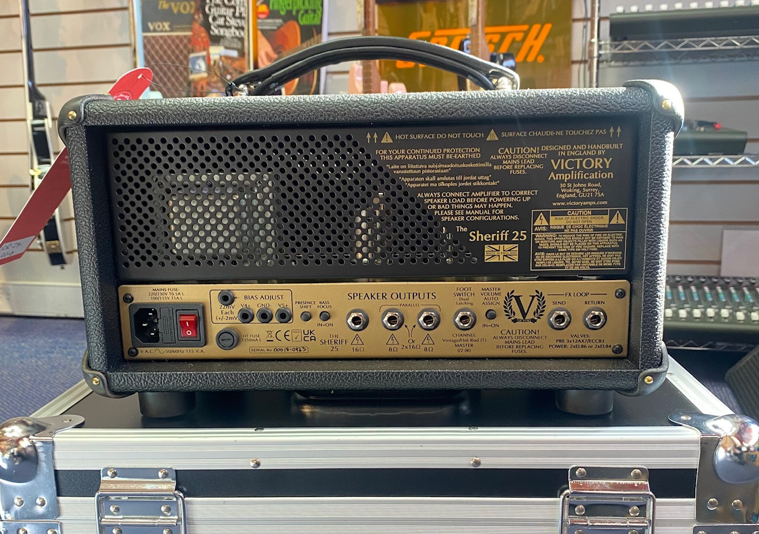 Victory The Sheriff 25 Compact Sleeve Amplifier Head with Flight Case Pre-owned