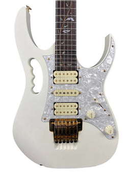 Ibanez JEM7V Steve Vai Signature Electric Guitar in White Pre-owned