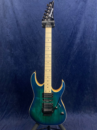 Ibanez RG370AHMZ RG Series in Blue Moon Burst Pre-owned