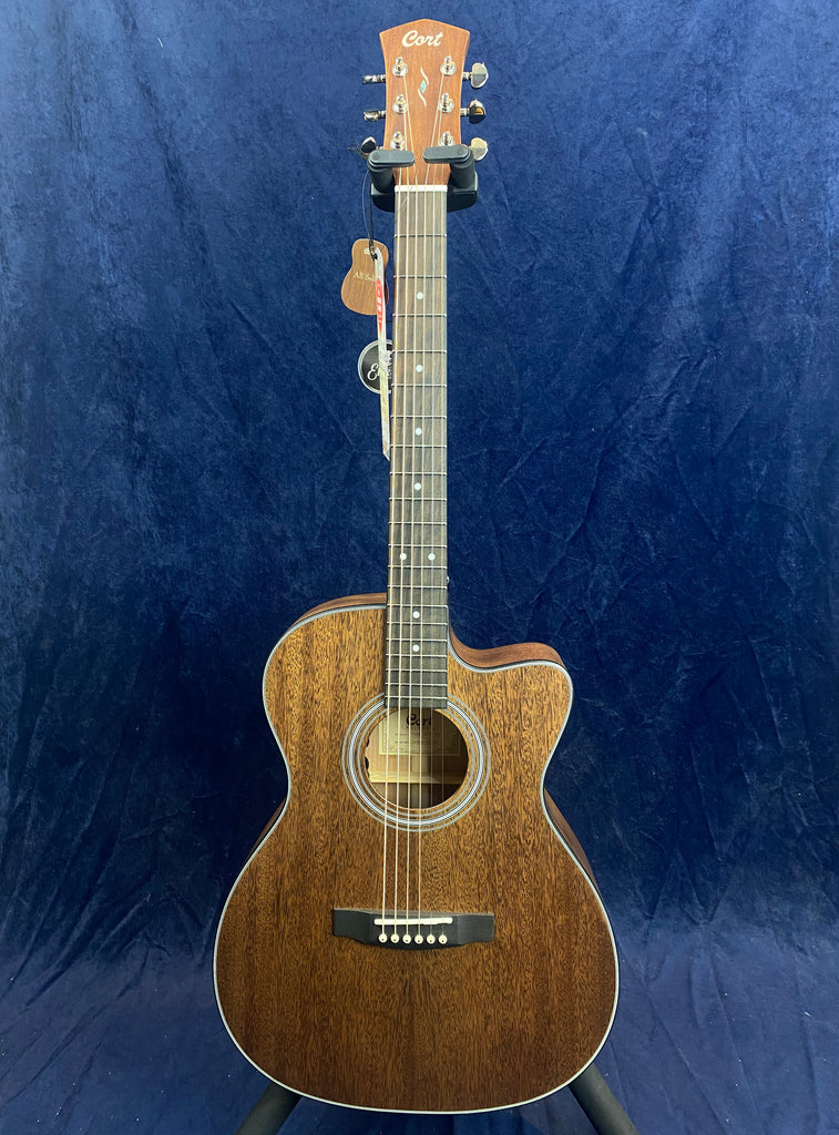 Cort Pure OCMF All Solid Electro Acoustic in Mahogany Satin with Gig B