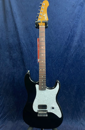 Jet Guitars JS-400 S-Type Single HB Hardtail in Black
