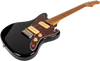 Jet Guitars JJ-300 Offset Electric Guitar P90s in Black