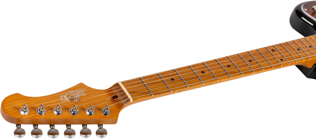 Jet Guitars JJ-300 Offset Electric Guitar P90s in Black