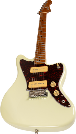 Jet Guitars JJ-300 Offset Electric Guitar P90s in Olympic White