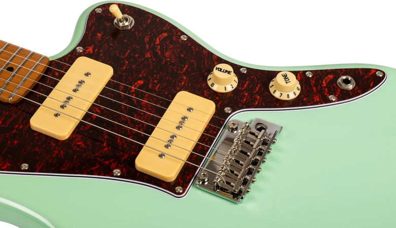 Jet Guitars JJ-300 Offset Electric Guitar P90s in Green