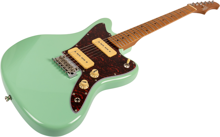 Jet Guitars JJ-300 Offset Electric Guitar P90s in Green
