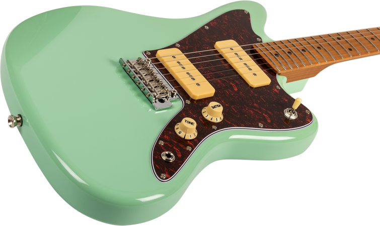Jet Guitars JJ-300 Offset Electric Guitar P90s in Green