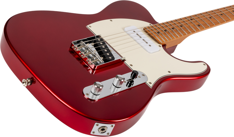 Jet Guitars JT-300 T Type P90-S in Candy Apple Red