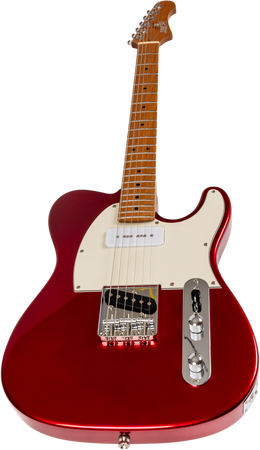 Jet Guitars JT-300 T Type P90-S in Candy Apple Red