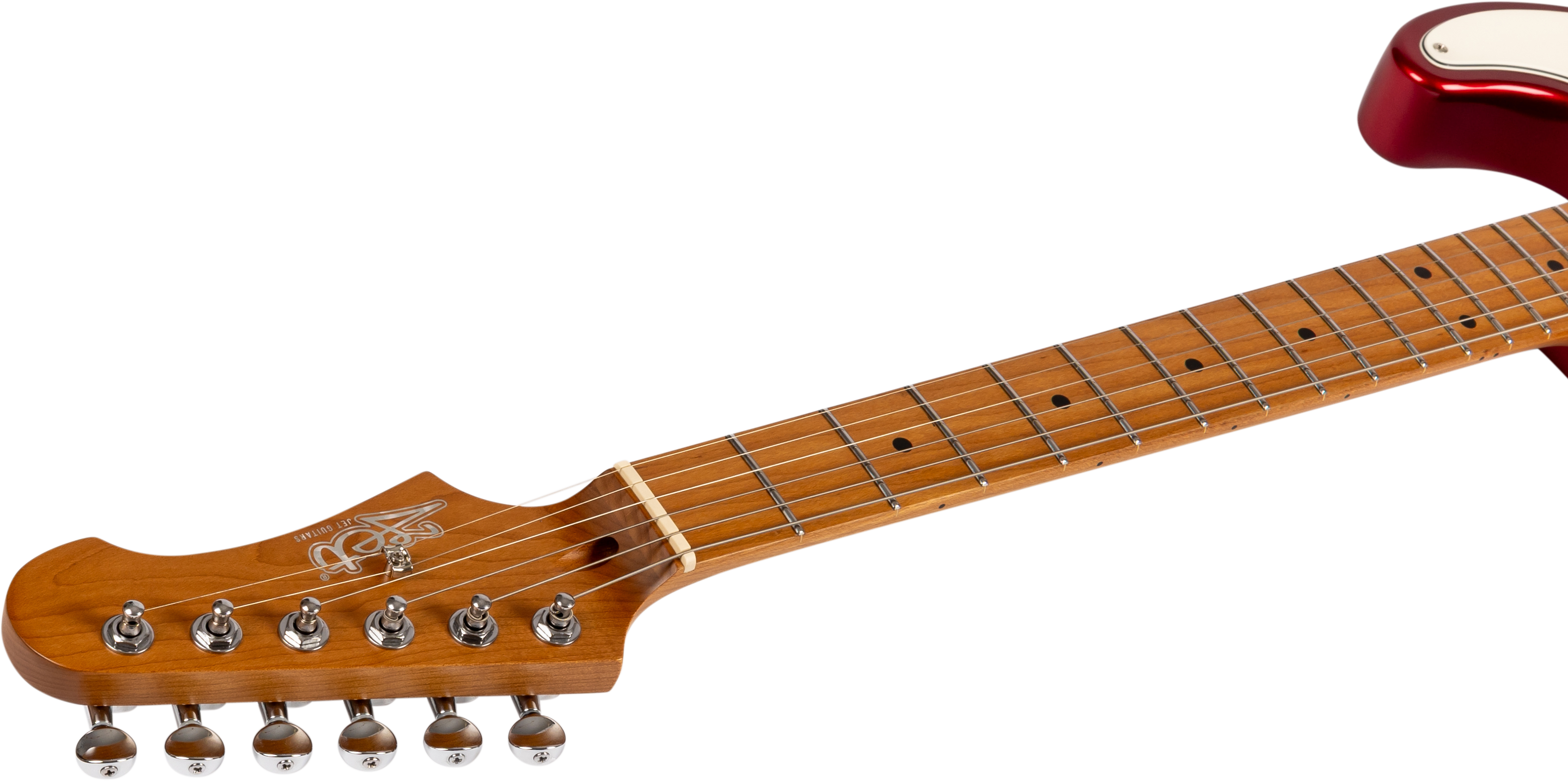 Jet Guitars JT-300 T Type P90-S in Candy Apple Red