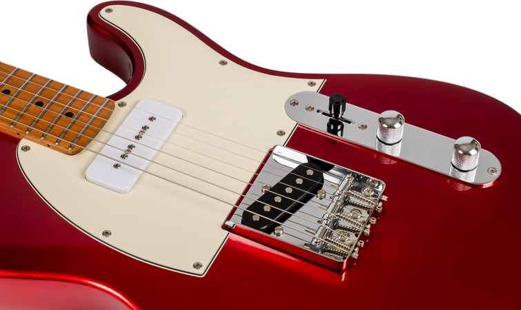 Jet Guitars JT-300 T Type P90-S in Candy Apple Red