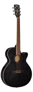 Cort SFX-AB Electro Acoustic Cutaway in Open Pore Black