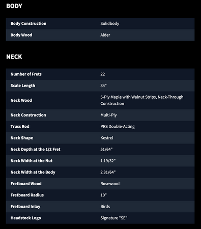 PRS SE Kestral Bass in Tri Colour Sunburst Ex Demo