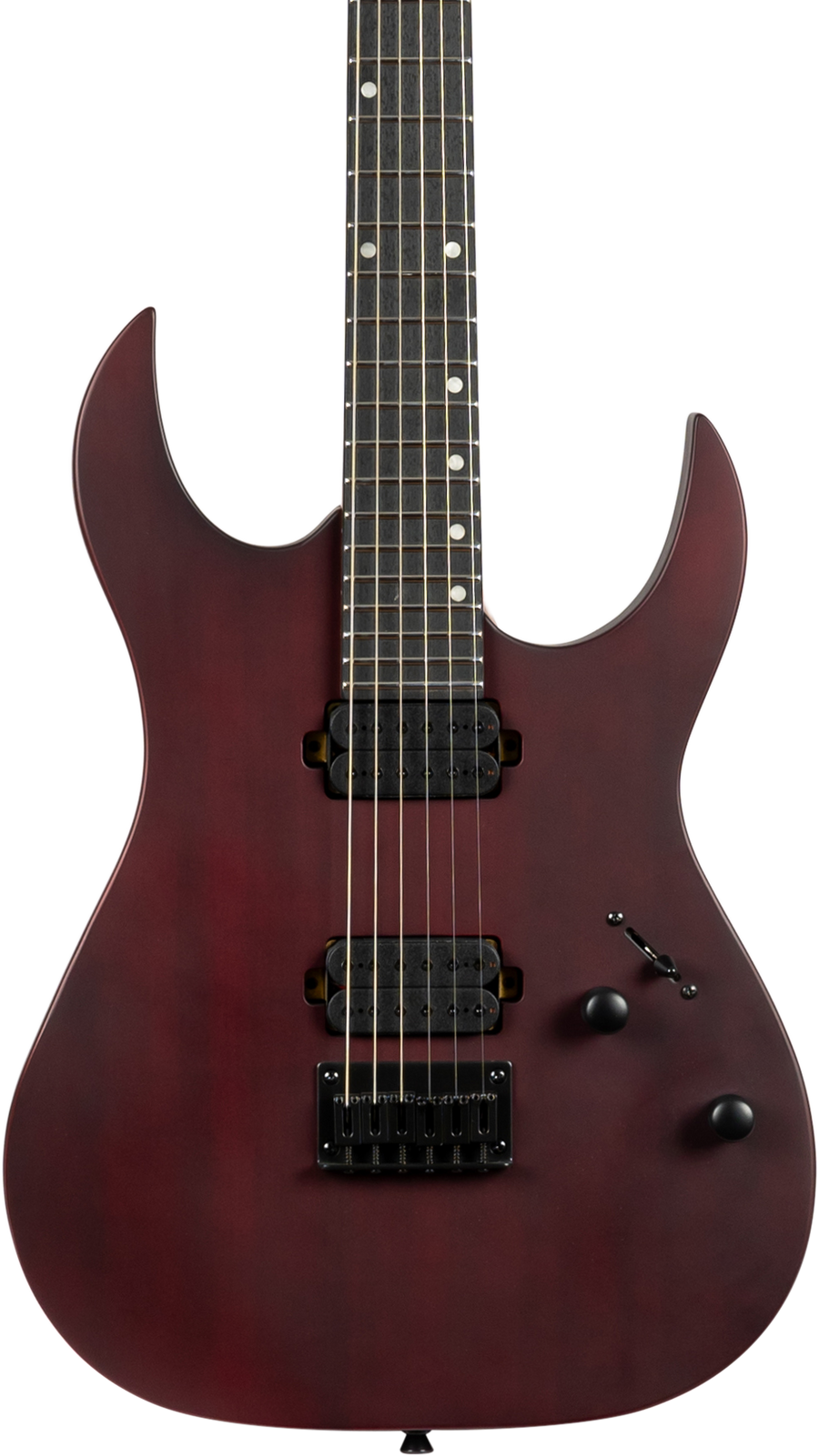 Spira S-400 Electric Guitar HH in Matt Wine Red