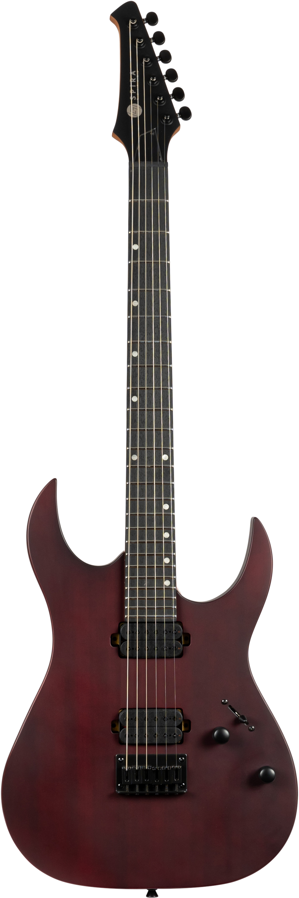 Spira S-400 Electric Guitar HH in Matt Wine Red